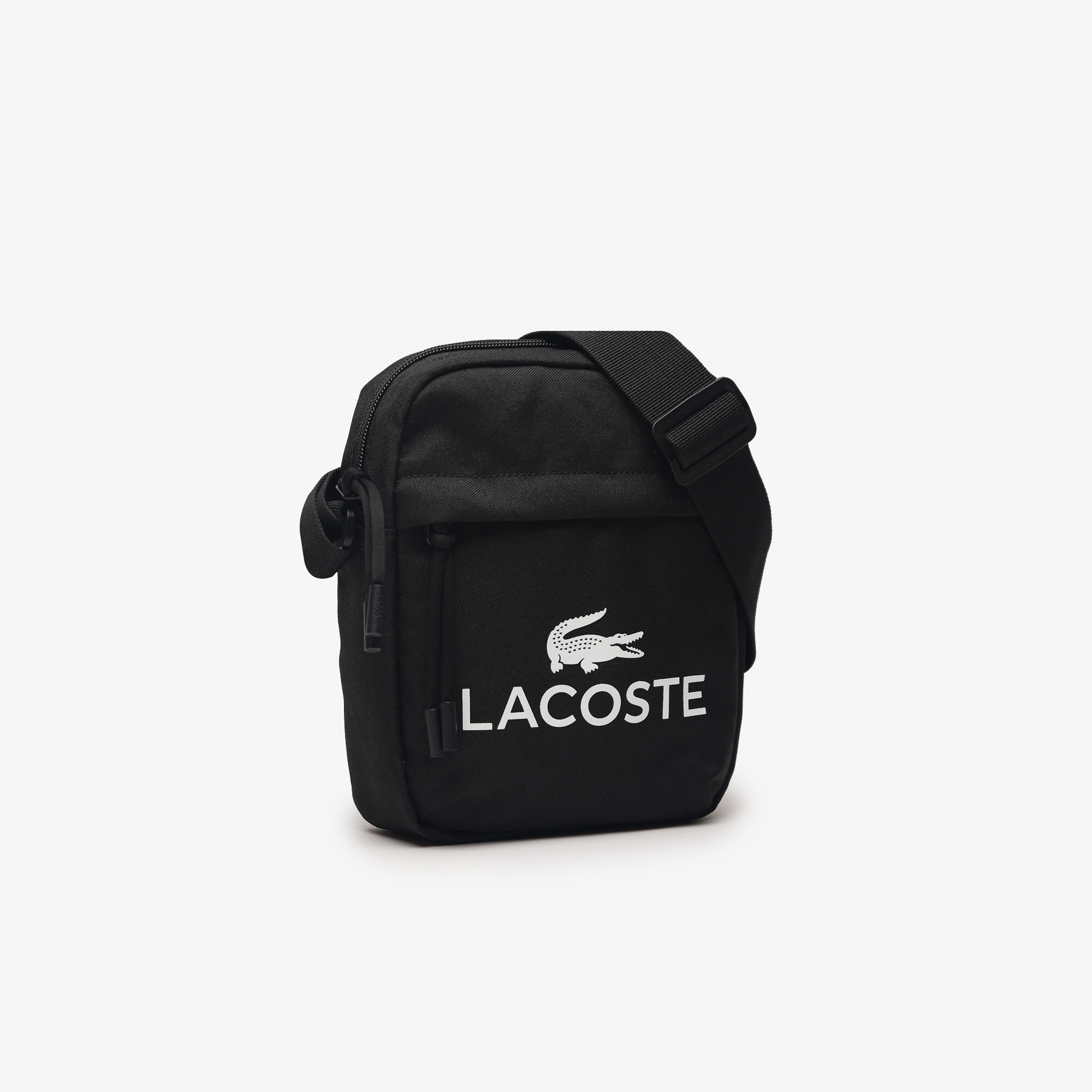 Lacoste Erkek Baskılı Siyah Postacı Çantası görsel 2