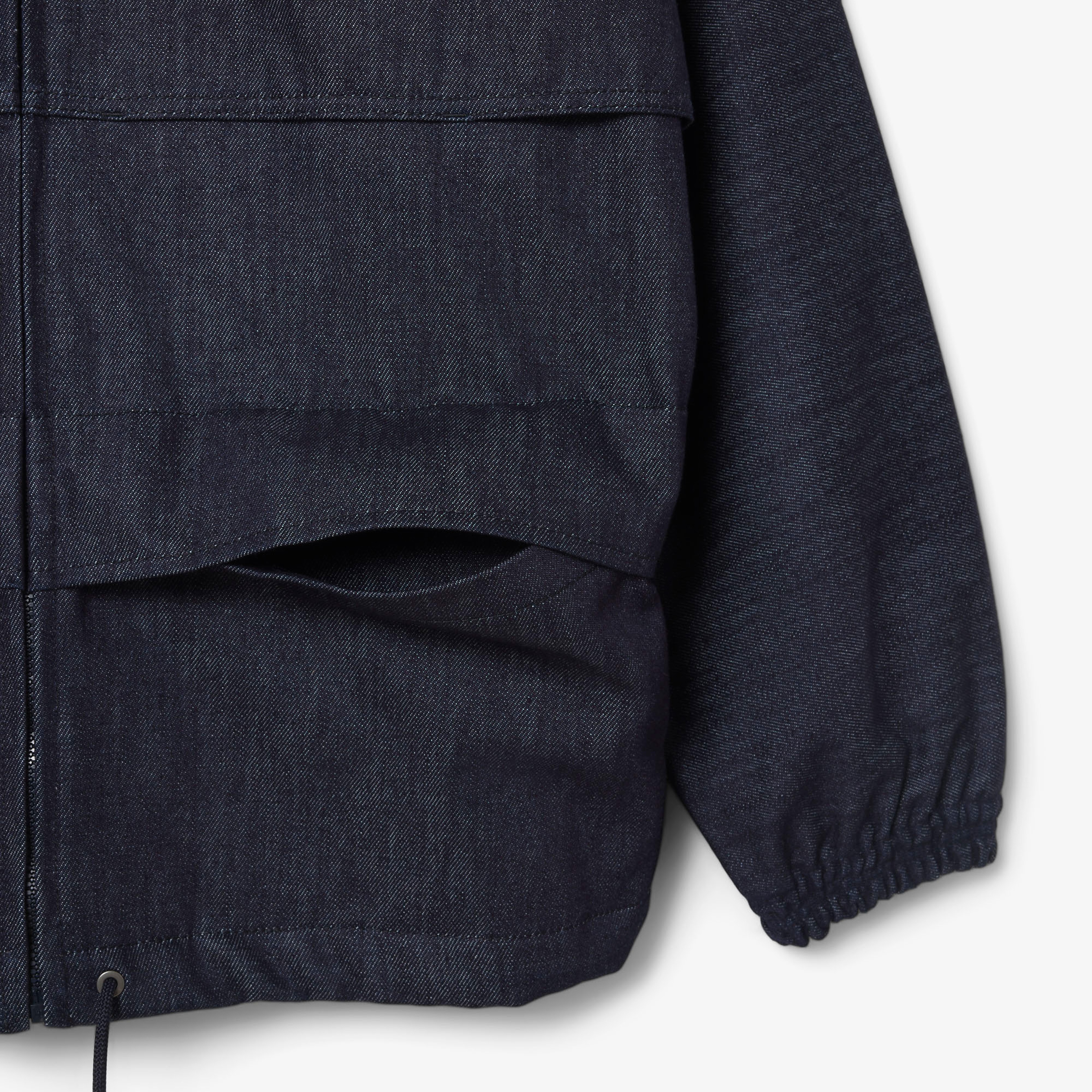 FW25 RUNWAY Unisex Oversize Fit Dik Yaka Denim Lacivert Ceket