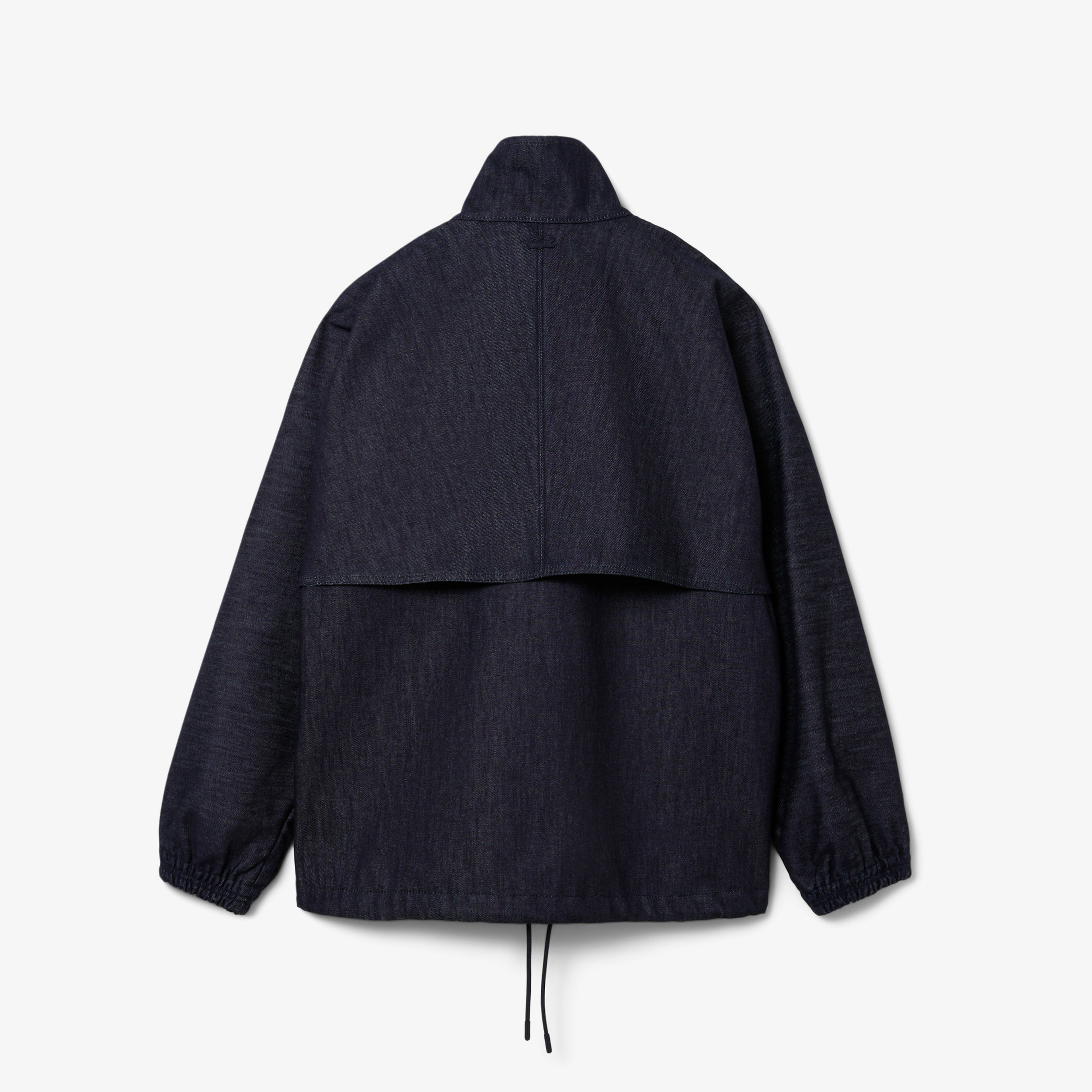 FW25 RUNWAY Unisex Oversize Fit Dik Yaka Denim Lacivert Ceket