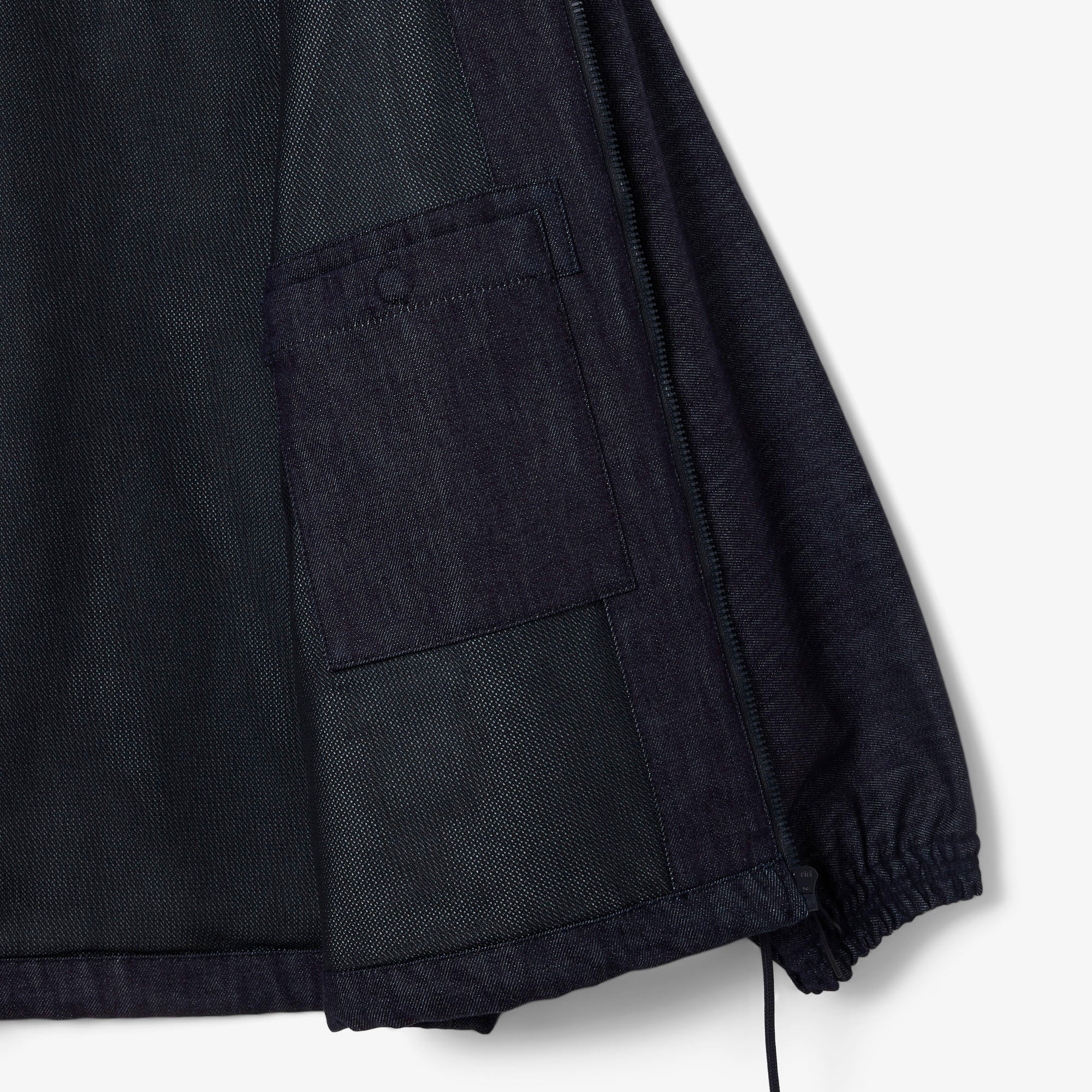 FW25 RUNWAY Unisex Oversize Fit Dik Yaka Denim Lacivert Ceket