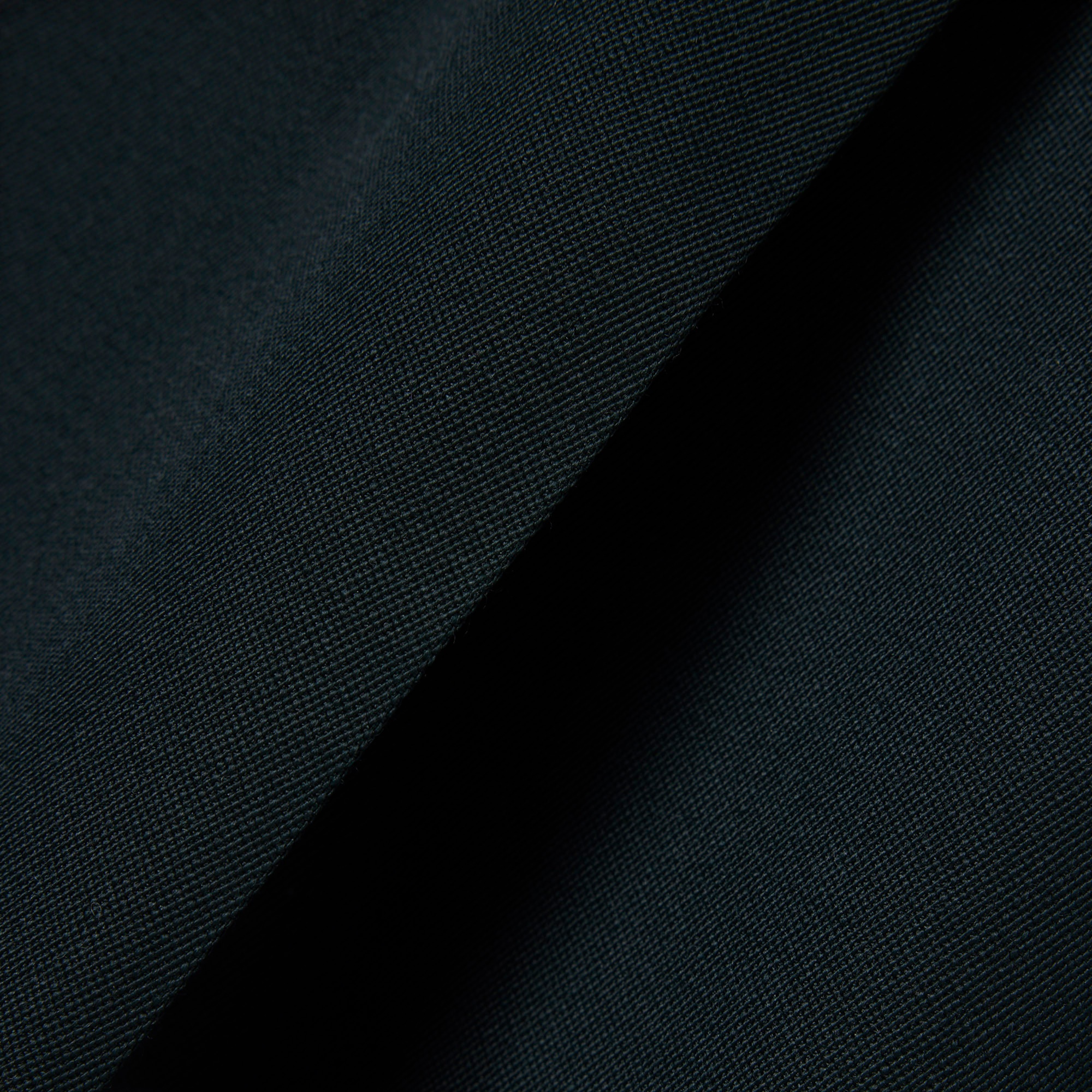 FW25 RUNWAY Erkek Relaxed Fit Yün Koyu Yeşil Pantolon