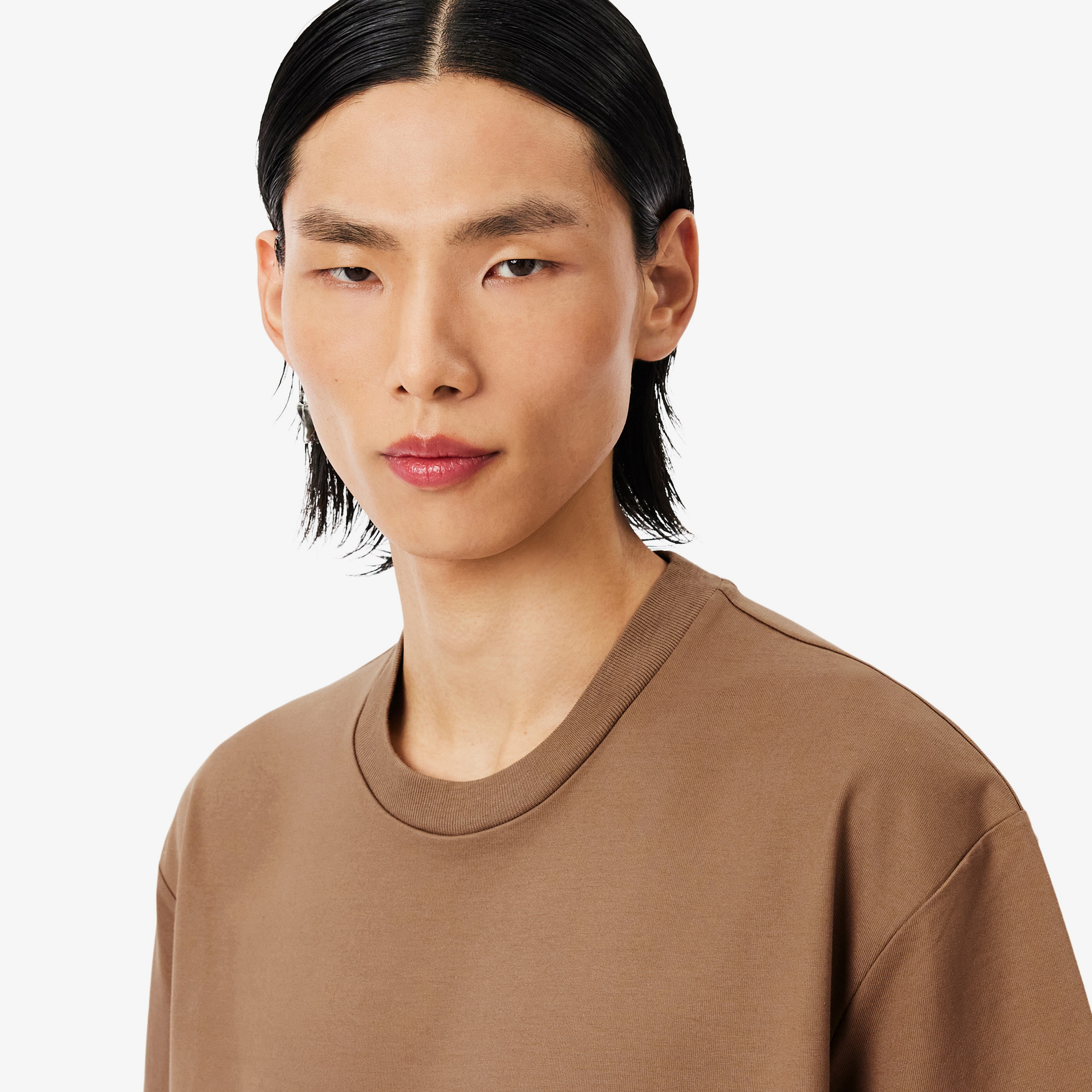 FW25 RUNWAY Erkek Relaxed Fit Bisiklet Yaka Baskılı Kahverengi T-Shirt FW25 RUNWAY Erkek Relaxed Fit Bisiklet Yaka Baskılı Kahverengi T-Shirt