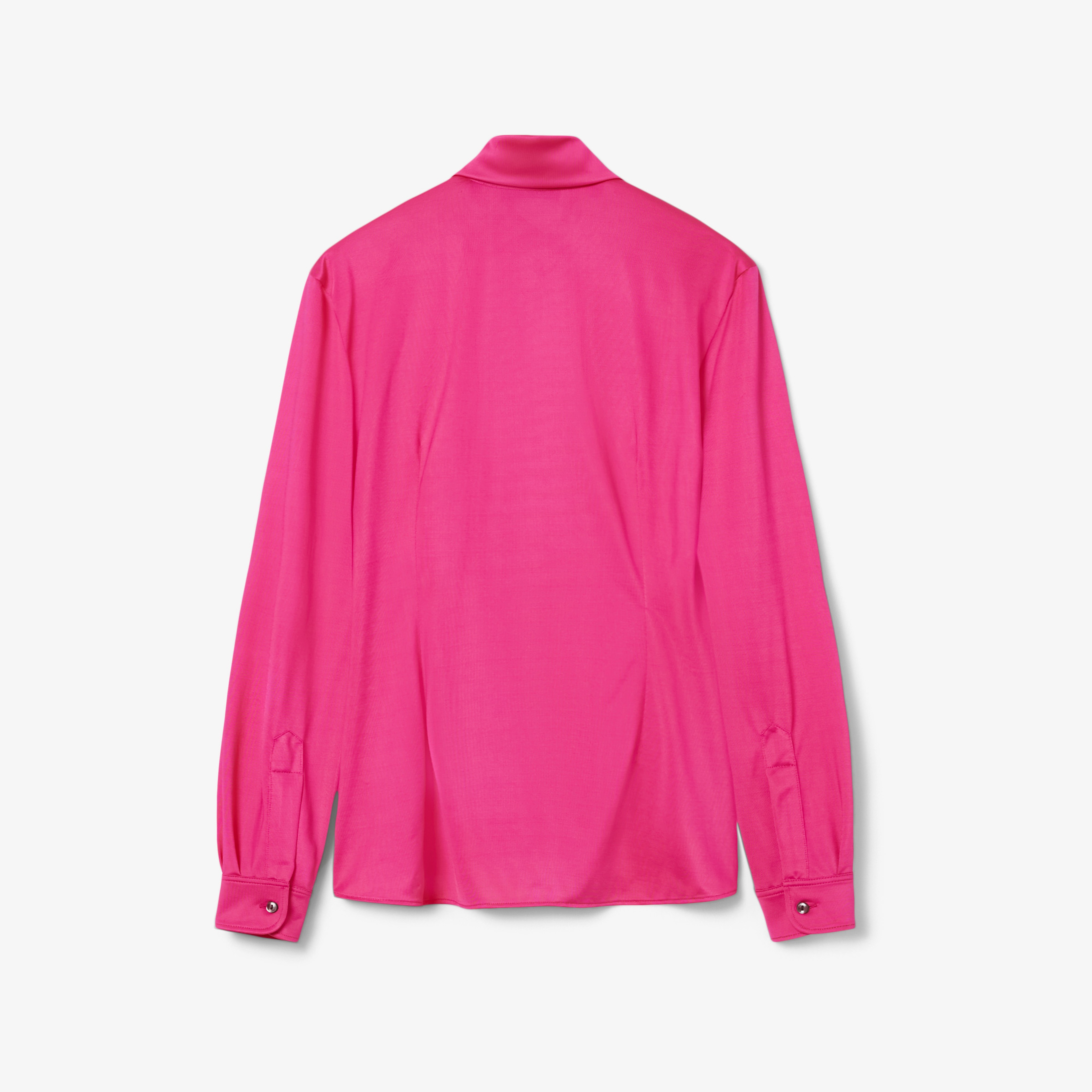 FW25 RUNWAY Kadın Slim Fit Pembe Gömlek