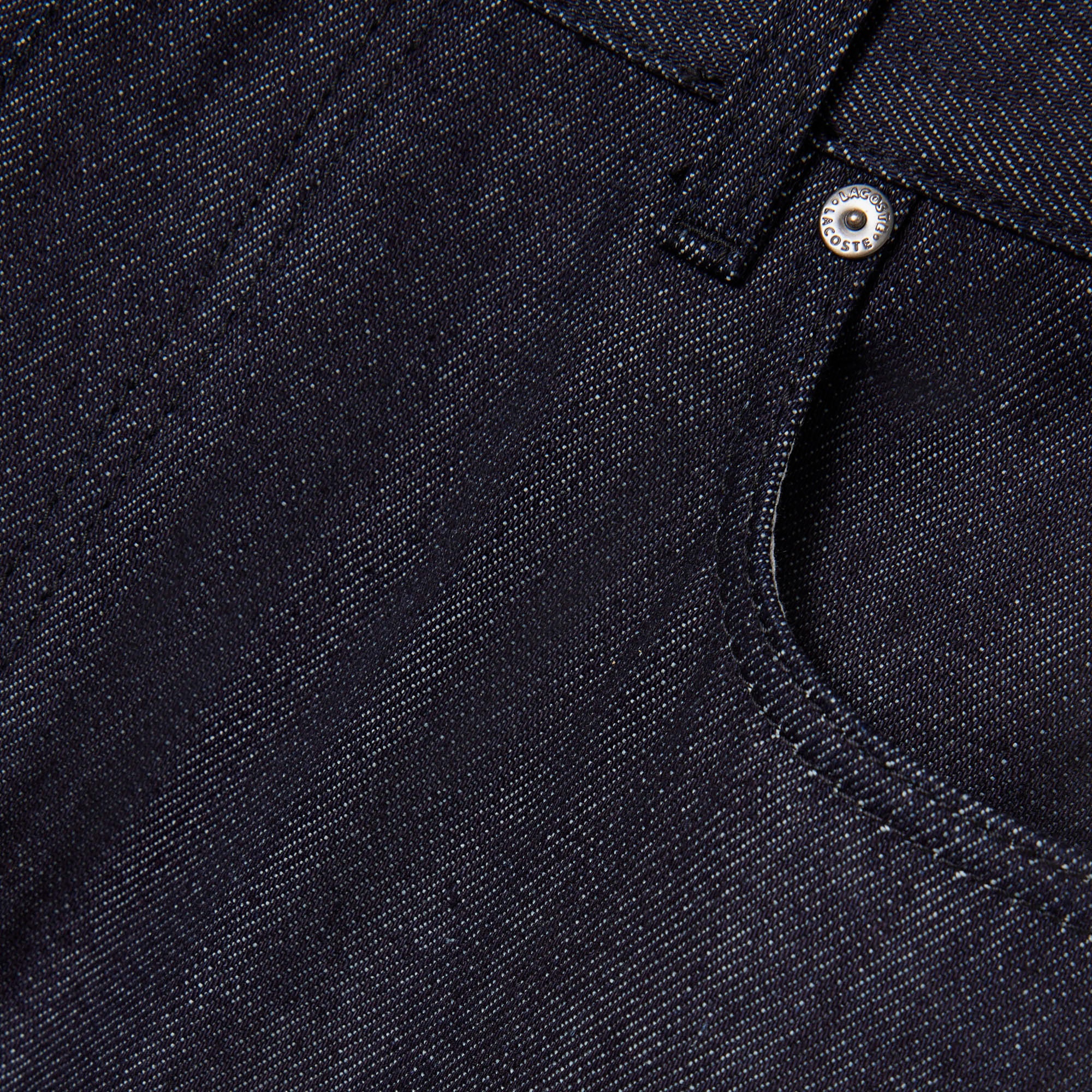 FW25 RUNWAY Erkek Straight Fit Lacivert Jean Pantolon