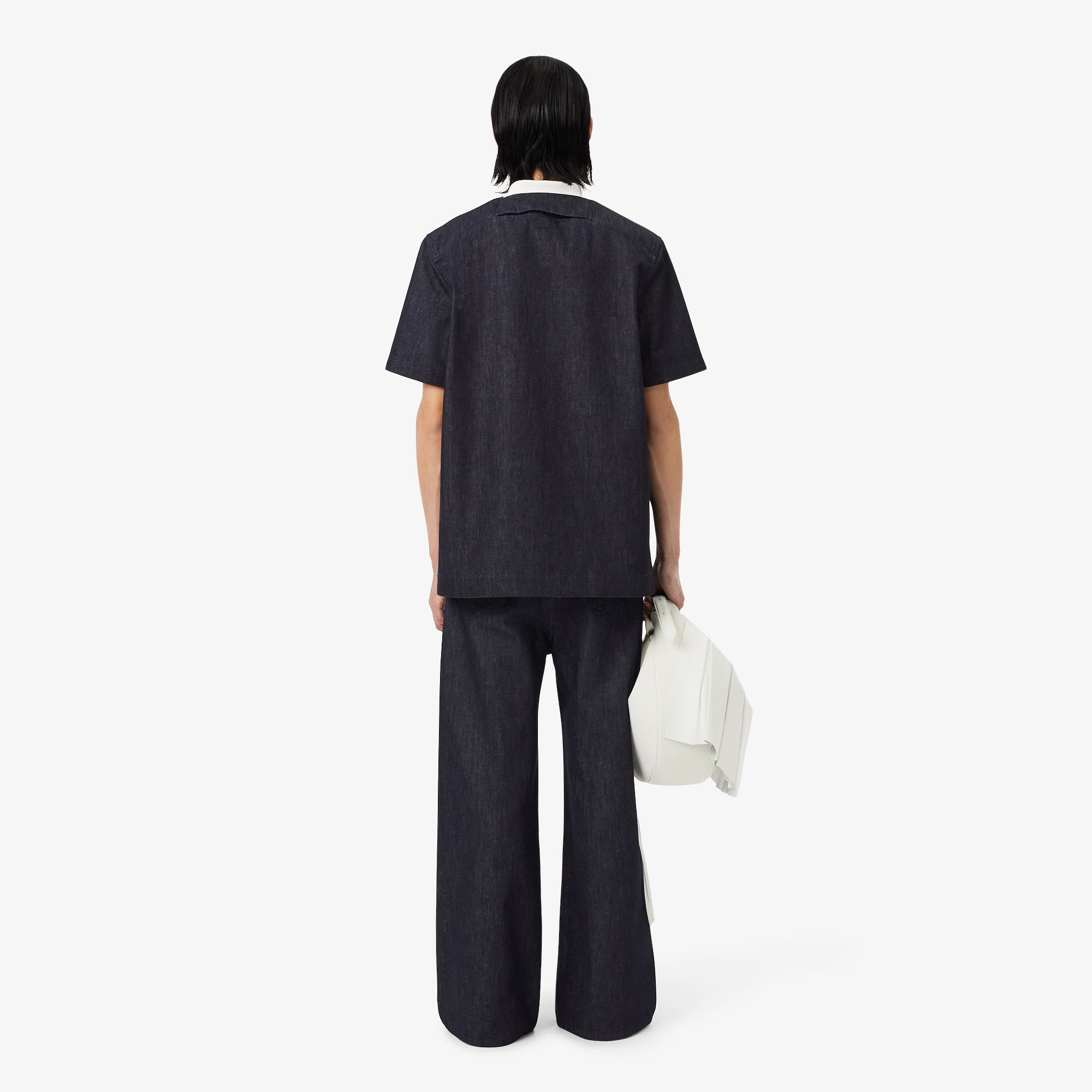 FW25 RUNWAY Erkek Straight Fit Lacivert Jean Pantolon