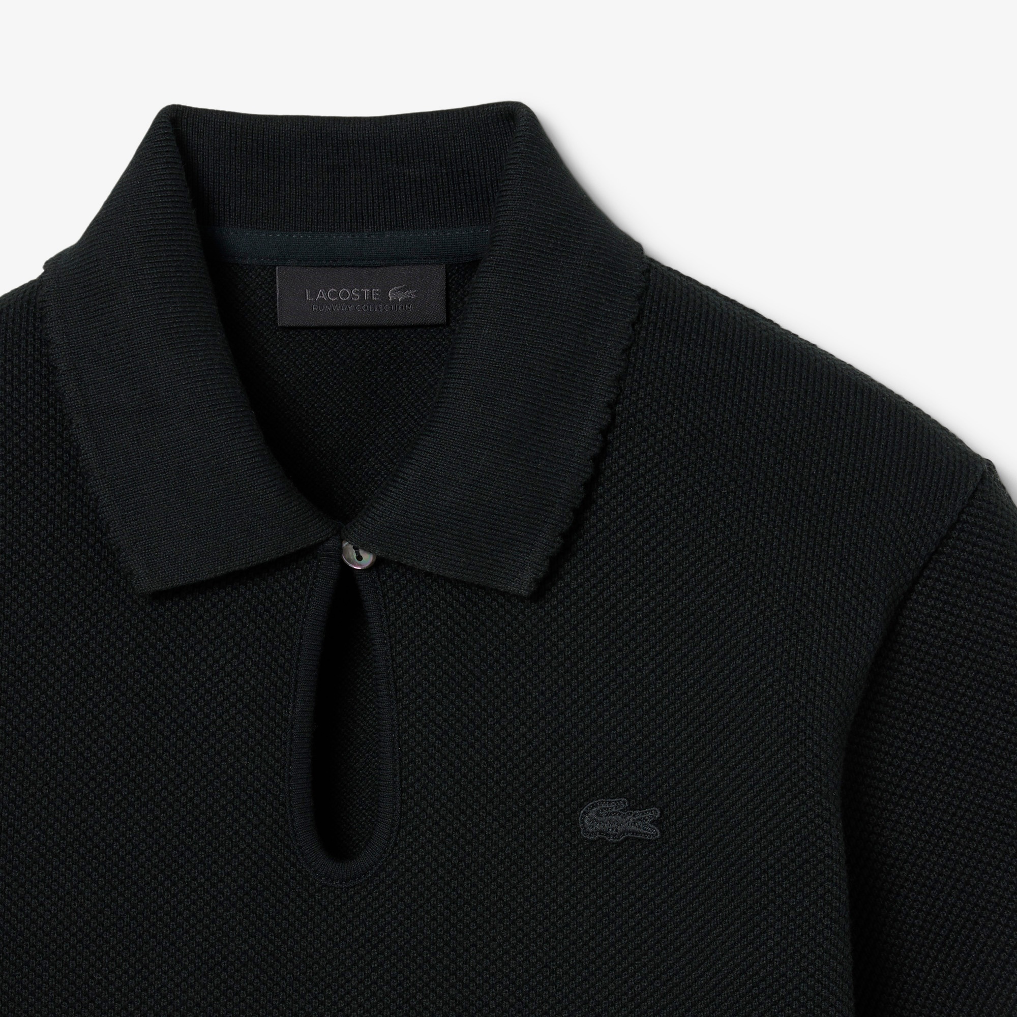 FW25 RUNWAY Kadın Slim Fit Koyu Yeşil Polo