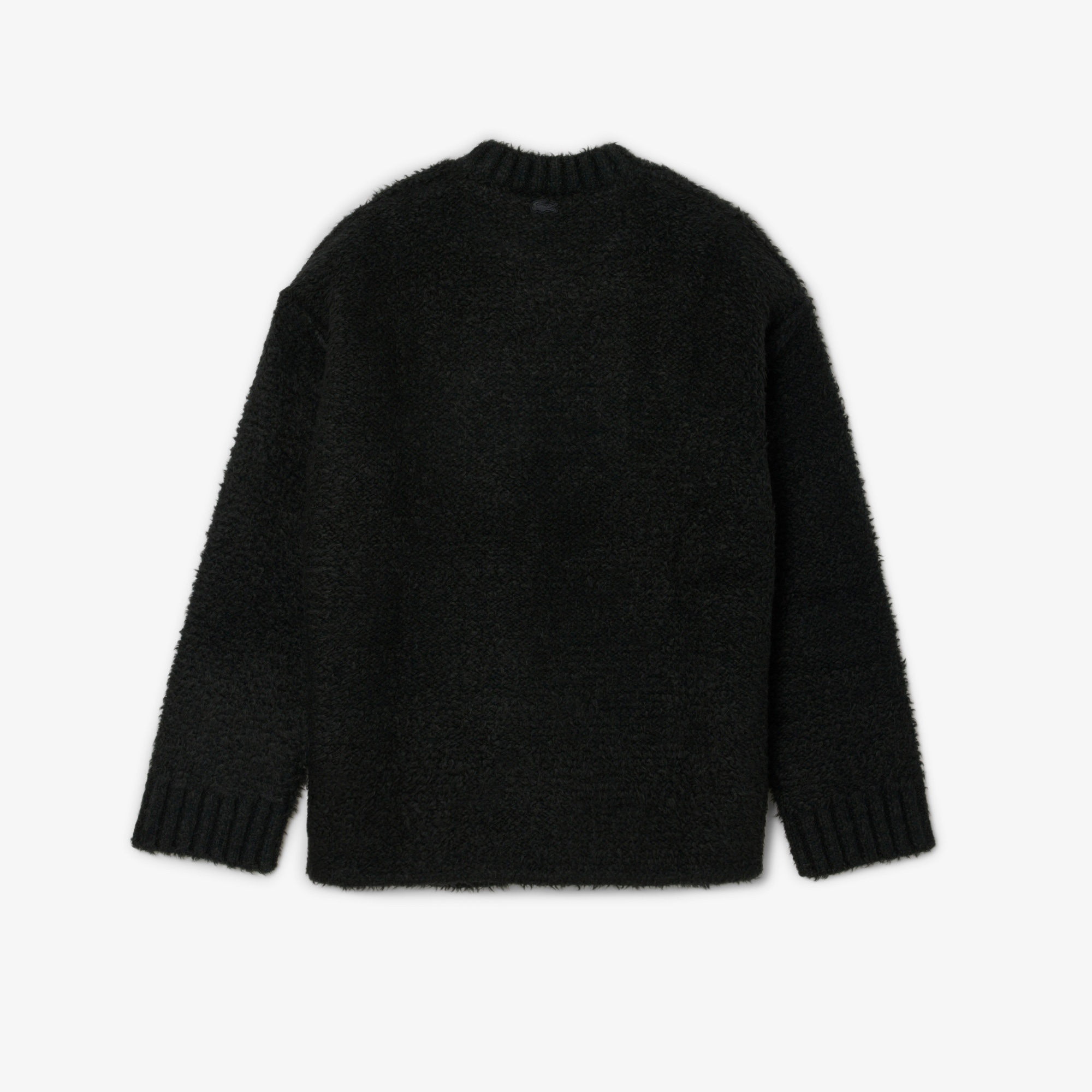 F25 RUNWAY Unisex Loose Fit Bisiklet Yaka Baskılı Yeşil Kazak