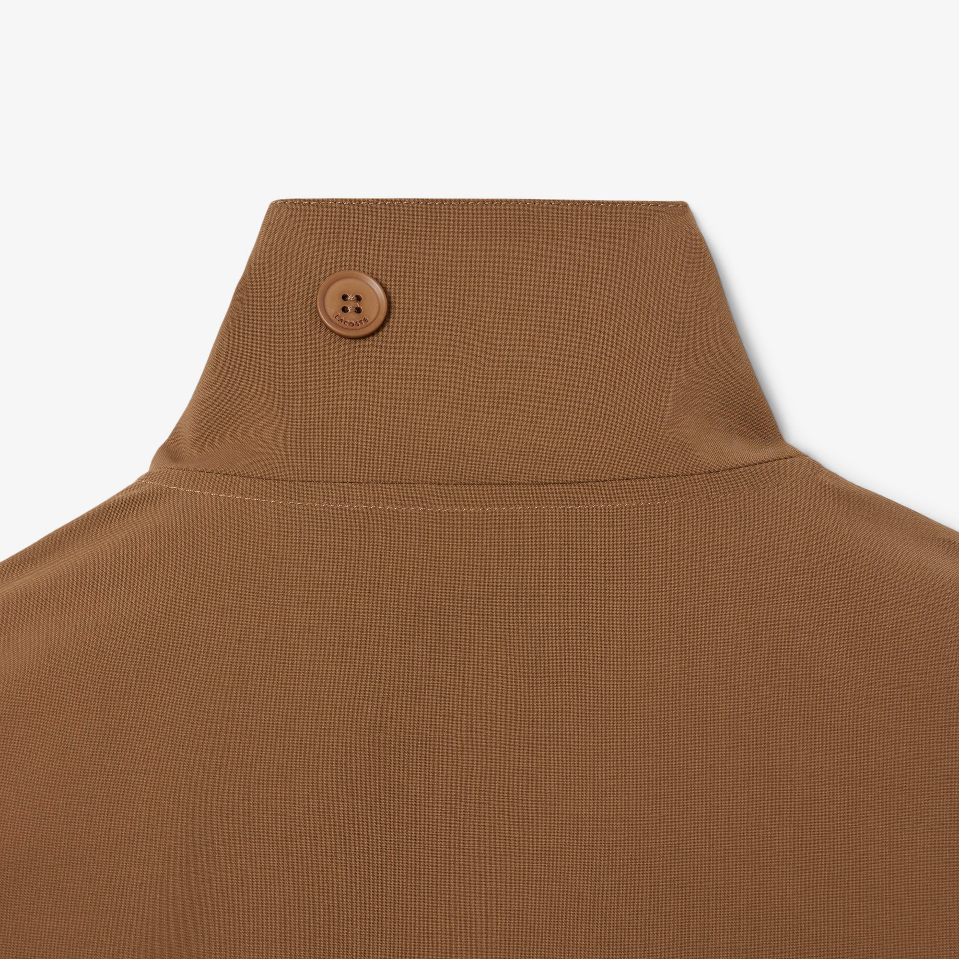 FW25 RUNWAY Erkek Regular Fit Dik Yaka Kahverengi Ceket