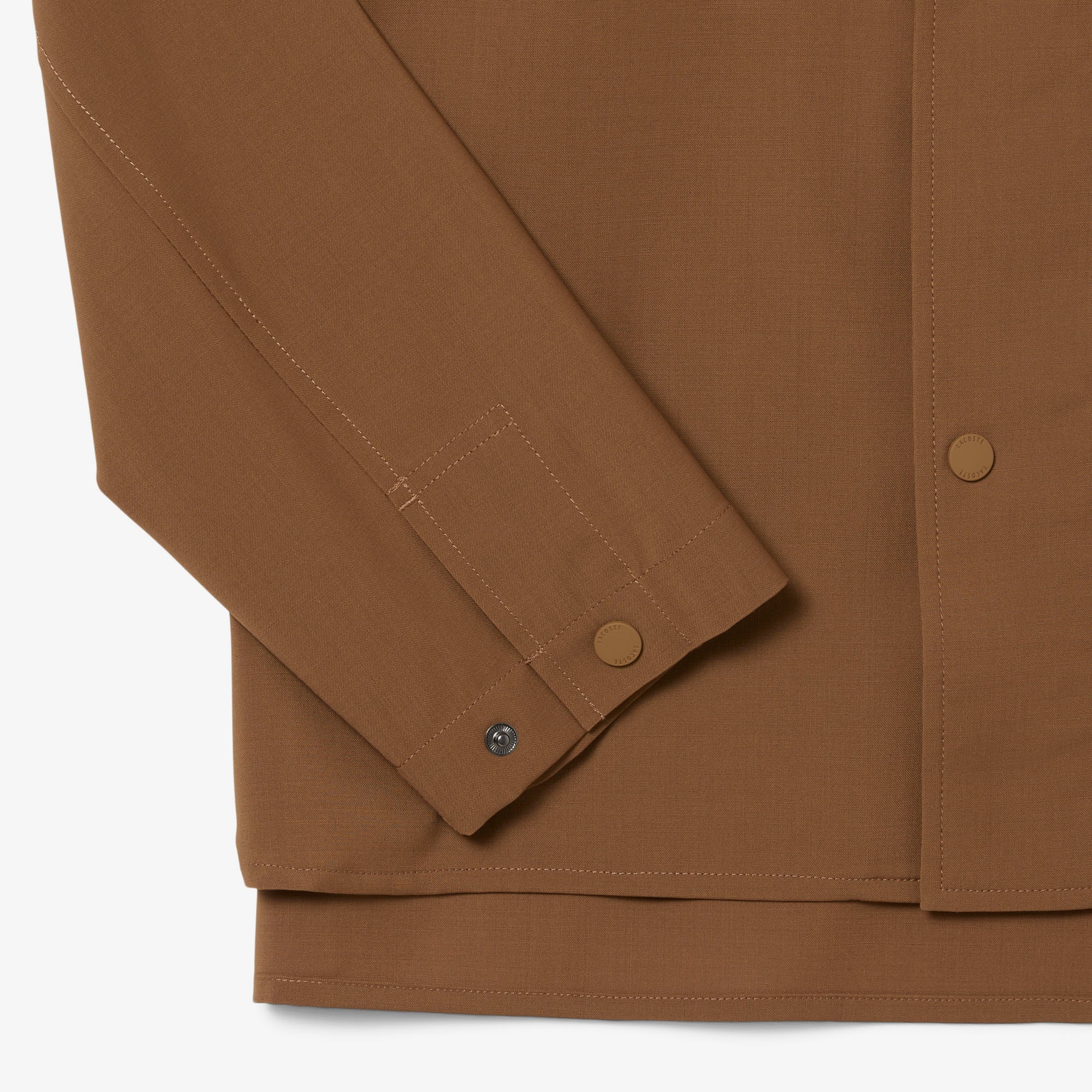 FW25 RUNWAY Erkek Regular Fit Dik Yaka Kahverengi Ceket