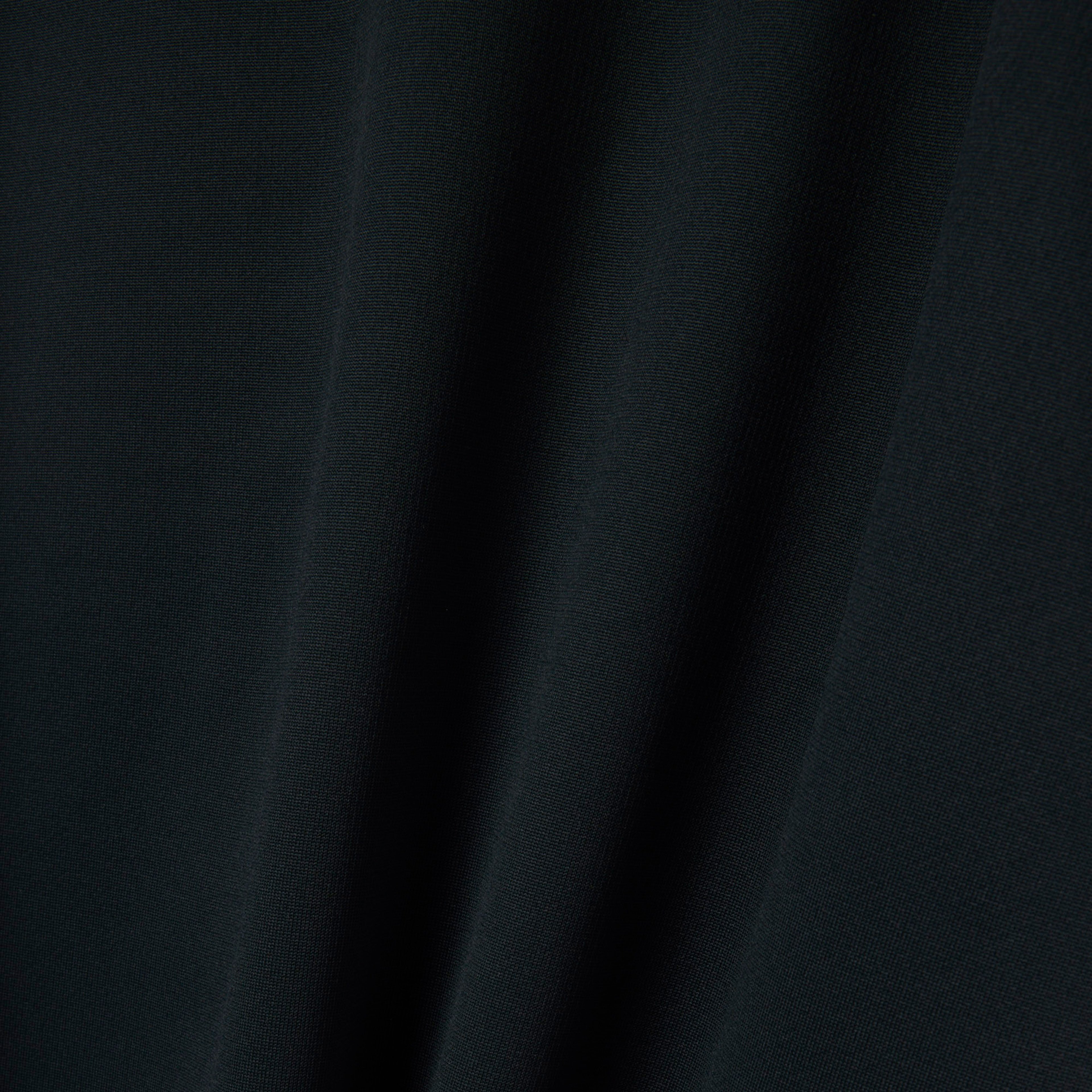 FW25 RUNWAY Unisex Relaxed Fit Bisiklet Yaka Baskılı Koyu Yeşil T-Shirt