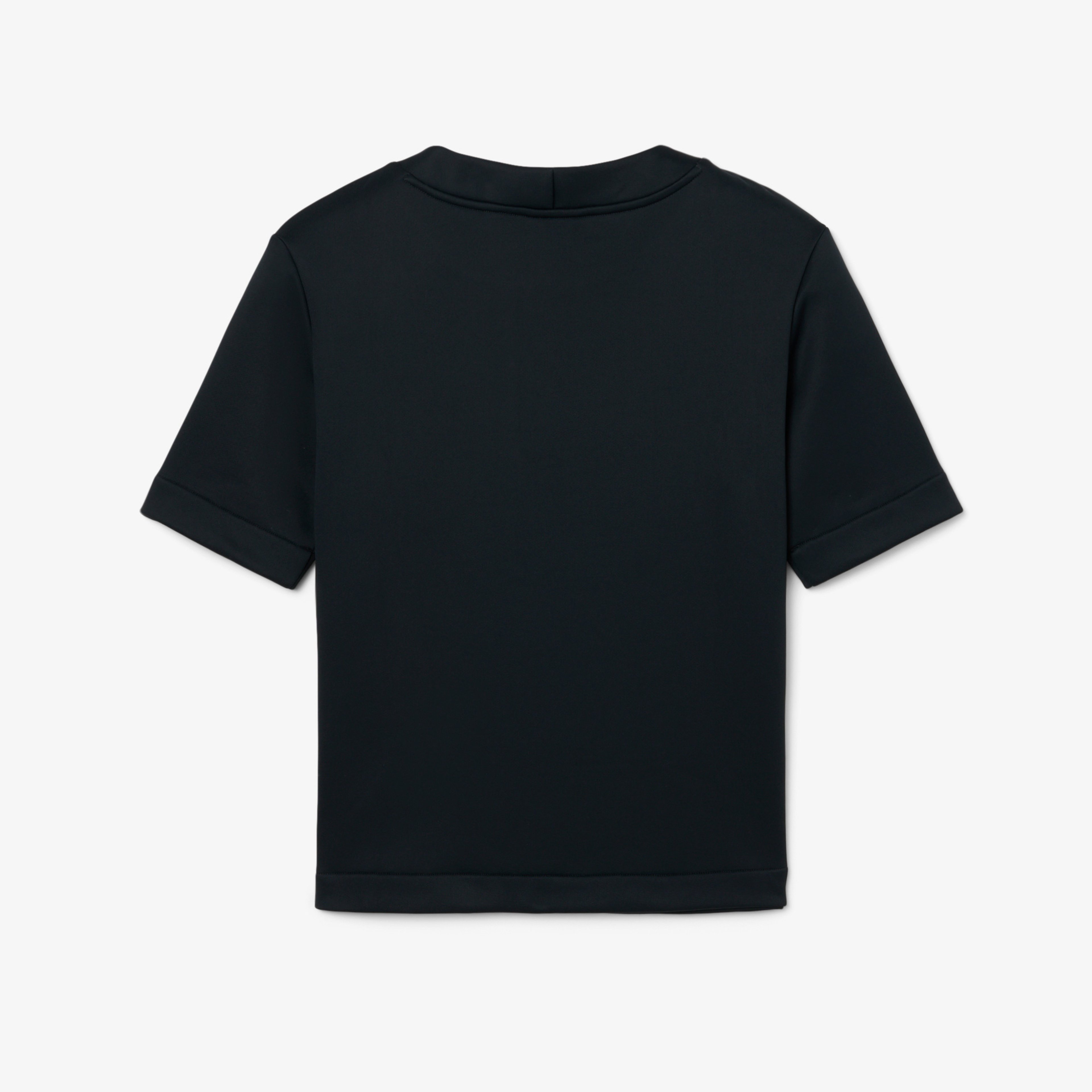 FW25 RUNWAY Unisex Relaxed Fit Bisiklet Yaka Baskılı Koyu Yeşil T-Shirt