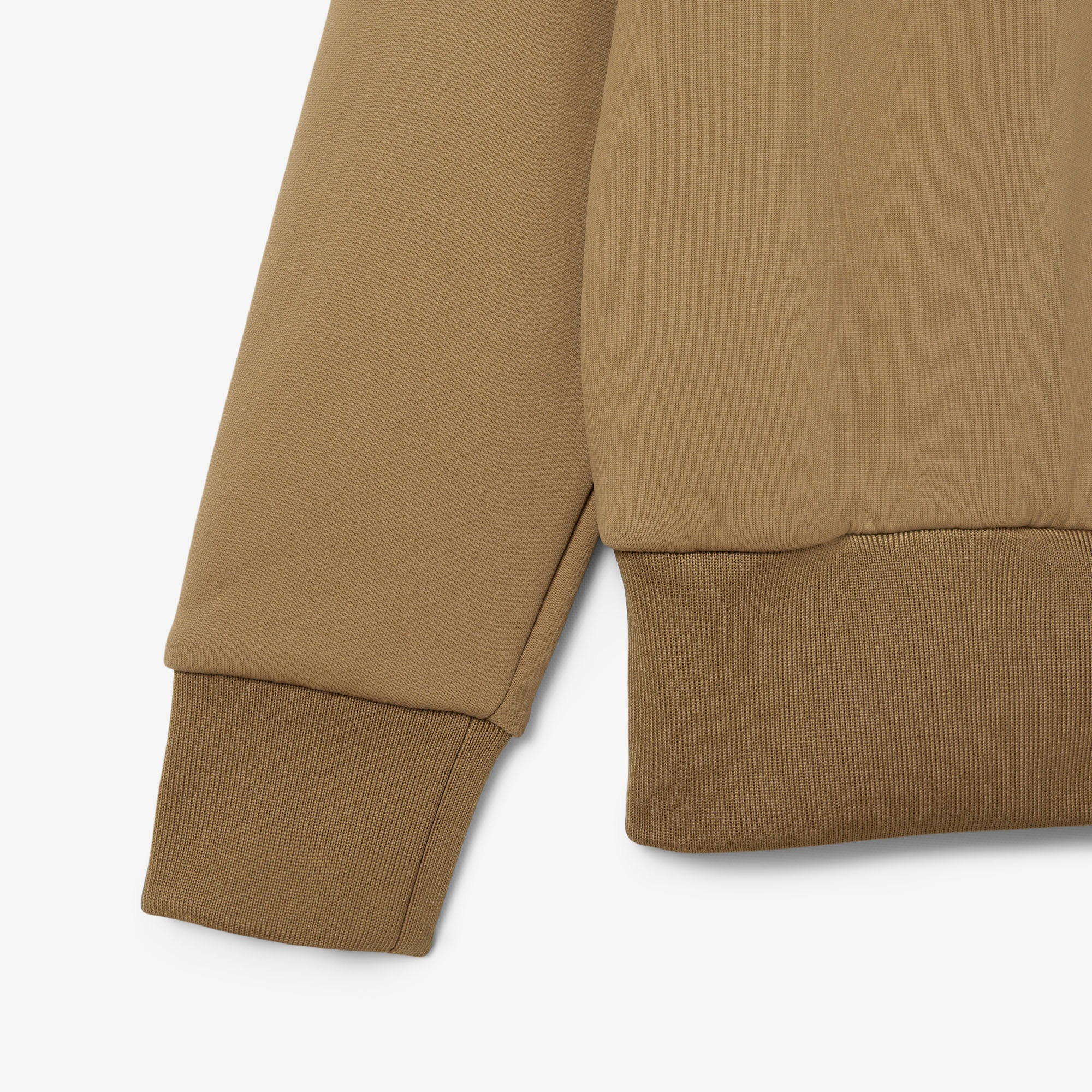 FW25 RUNWAY Kadın Polo Yaka Kahverengi Sweatshirt