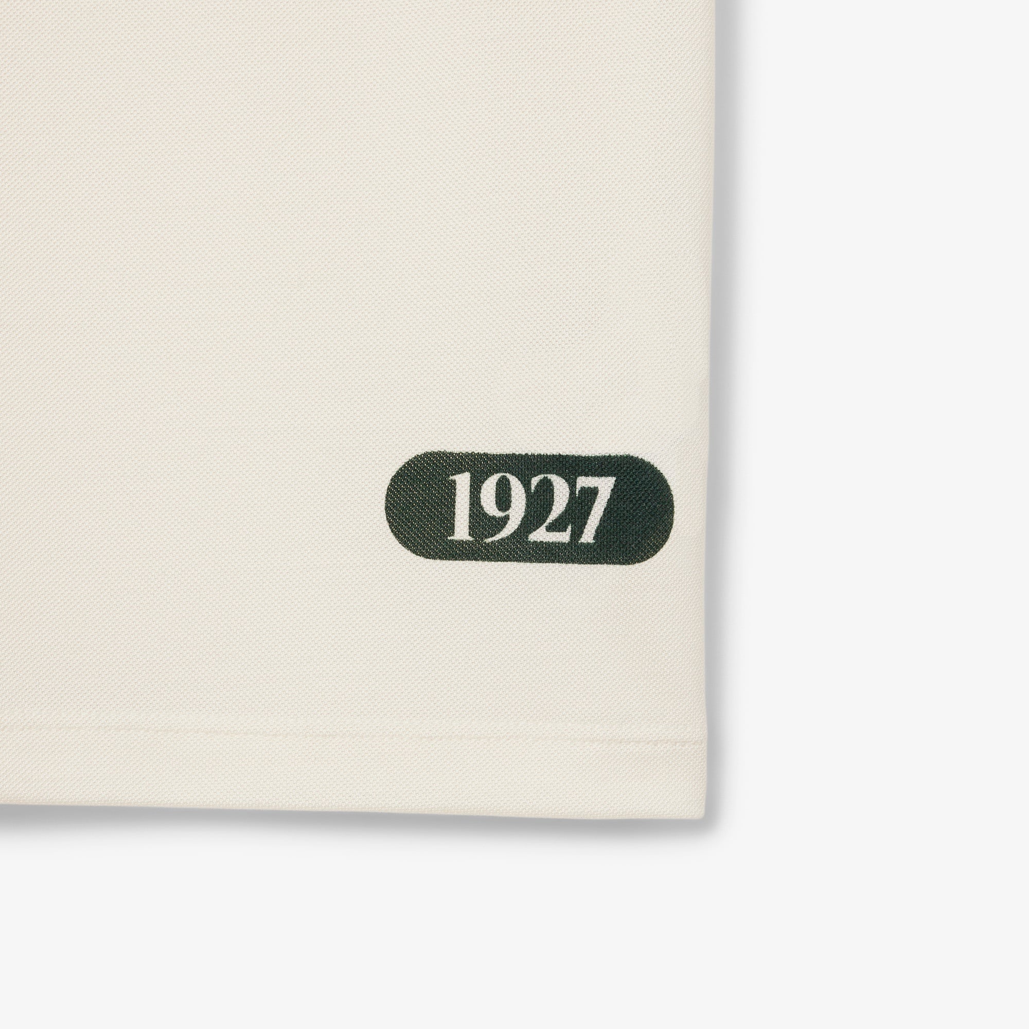 FW25 RUNWAY Kadın Bisiklet Yaka Baskılı İpek Beyaz T-Shirt