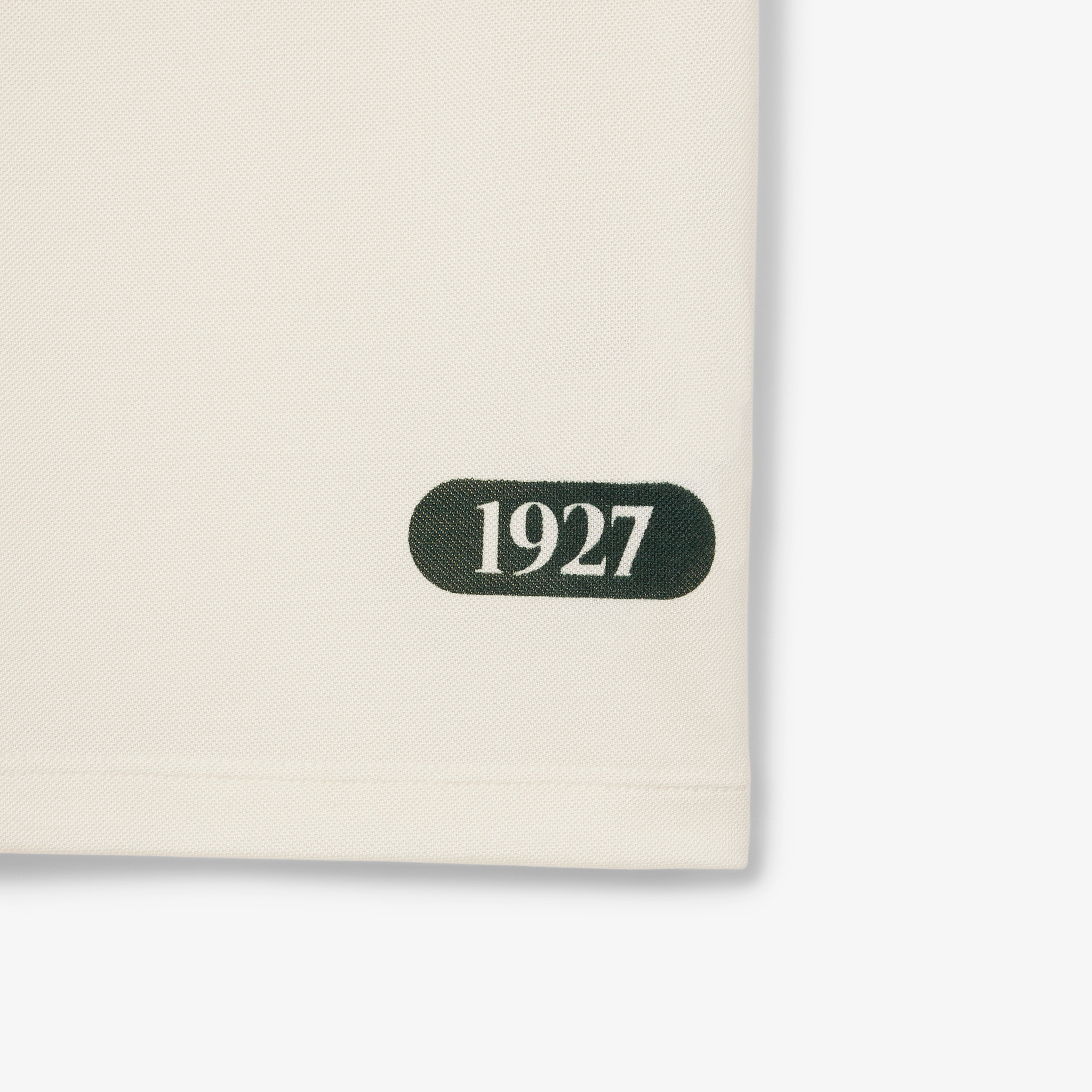 FW25 RUNWAY Kadın Bisiklet Yaka Baskılı İpek Beyaz T-Shirt