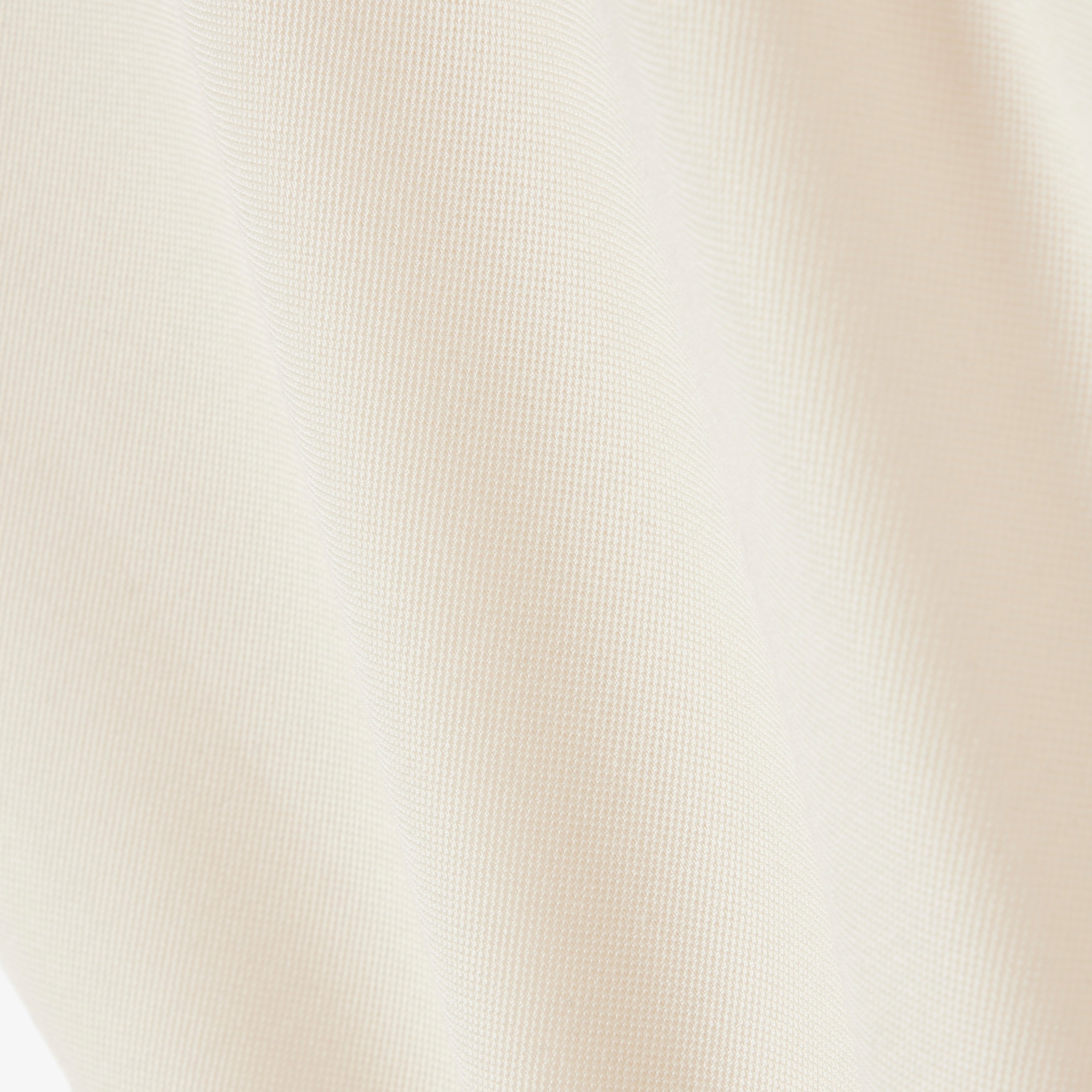 FW25 RUNWAY Kadın Bisiklet Yaka Baskılı İpek Beyaz T-Shirt