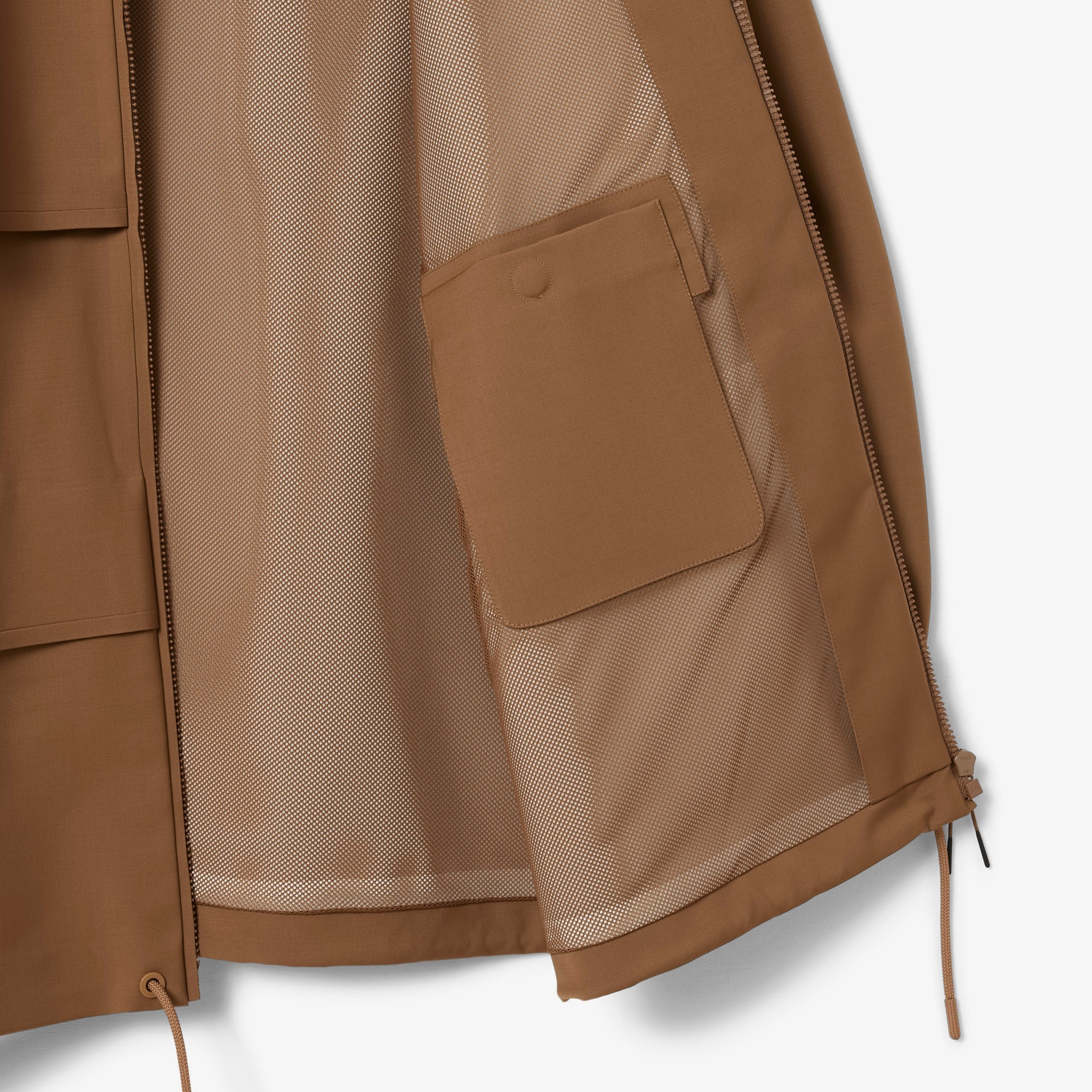 FW25 RUNWAY Unisex Oversize Fit Dik Yaka Kahverengi Ceket