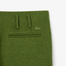 FW25 RUNWAY Kadın Straight Fit Yeşil Pantolon Yeşil