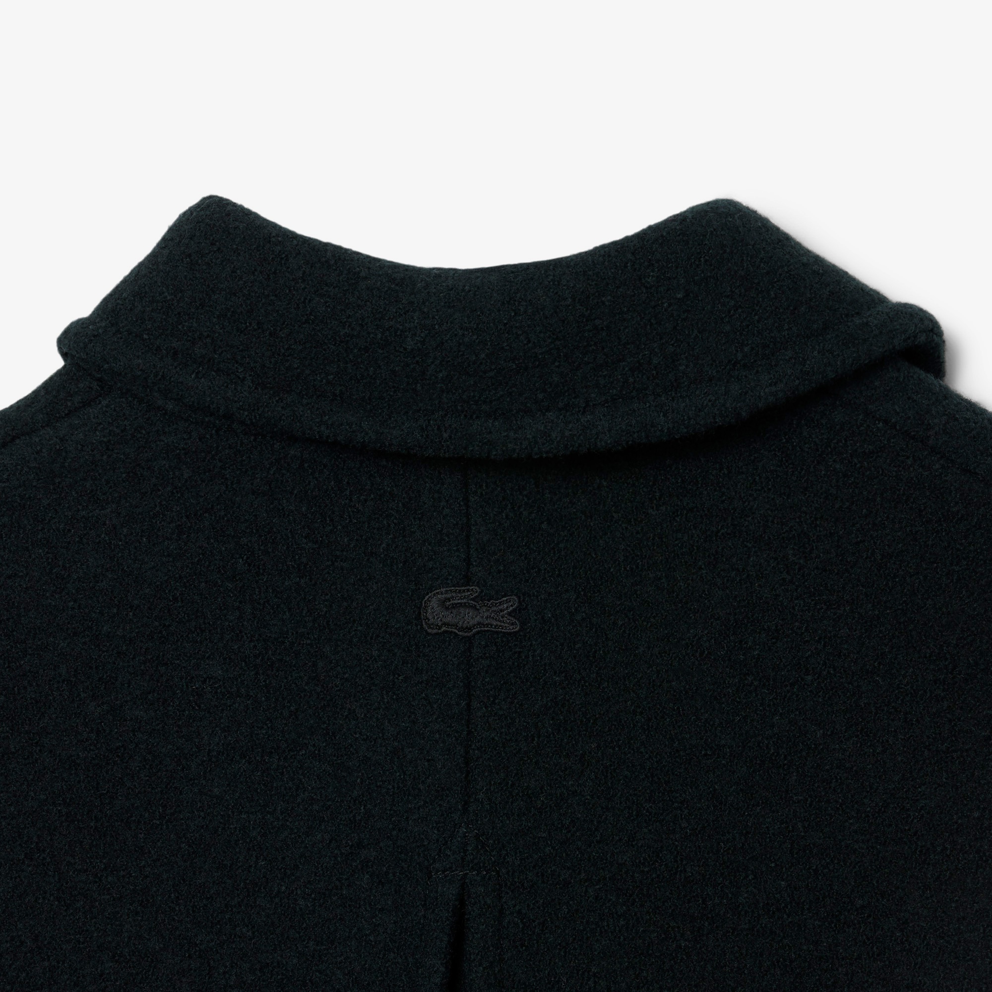 FW25 RUNWAY Erkek Oversize Fit Yün Haki Kaban