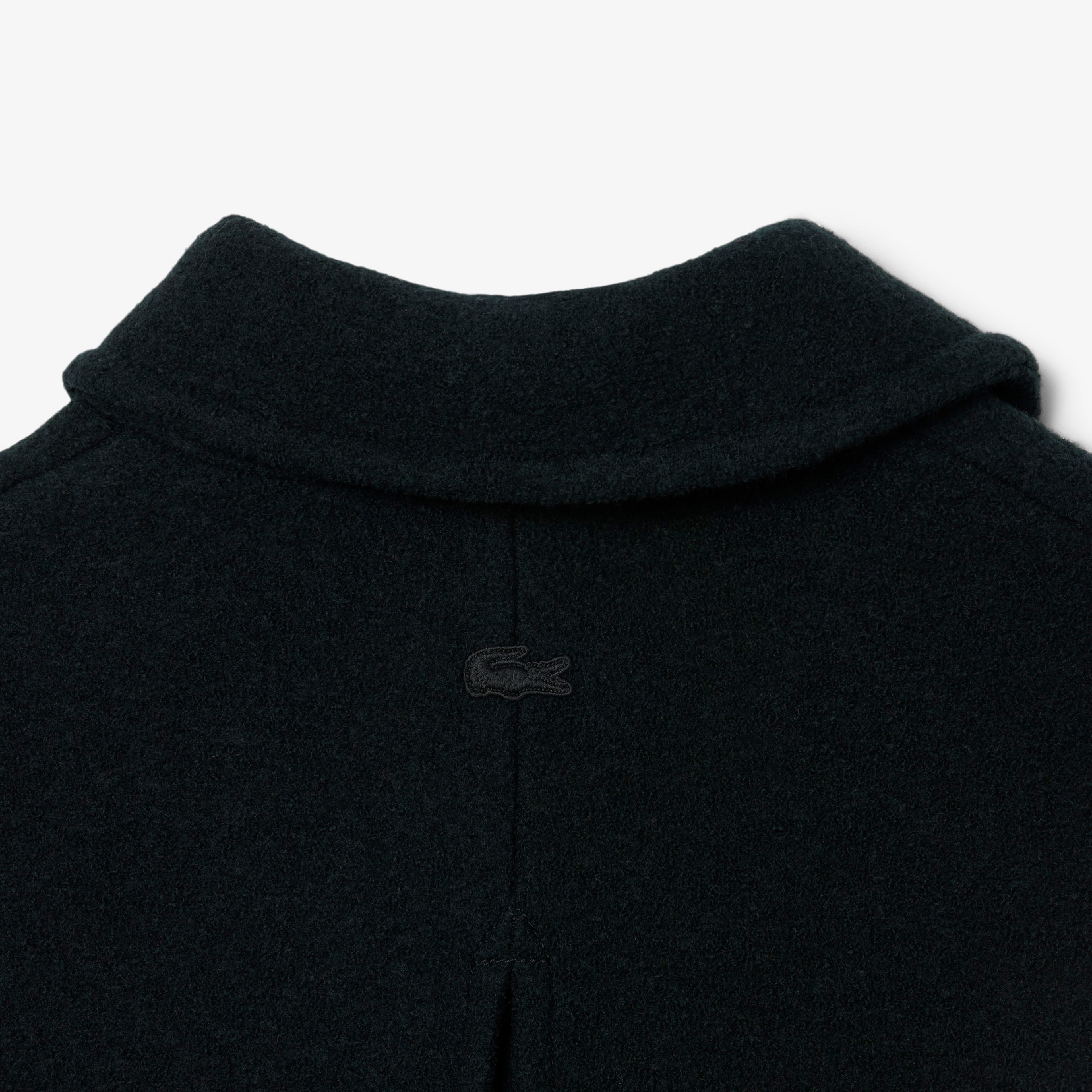 FW25 RUNWAY Erkek Oversize Fit Yün Haki Kaban