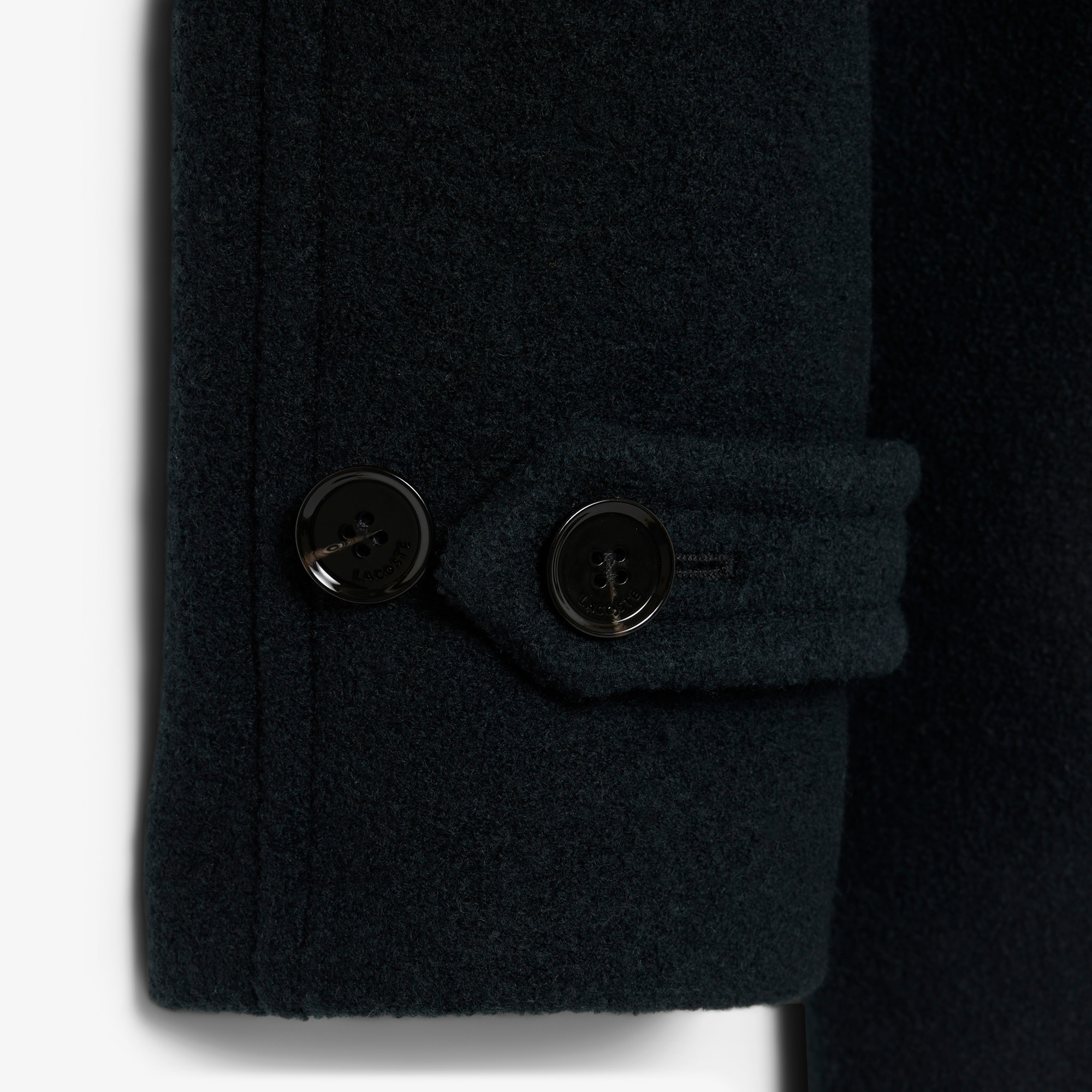 FW25 RUNWAY Erkek Oversize Fit Yün Haki Kaban