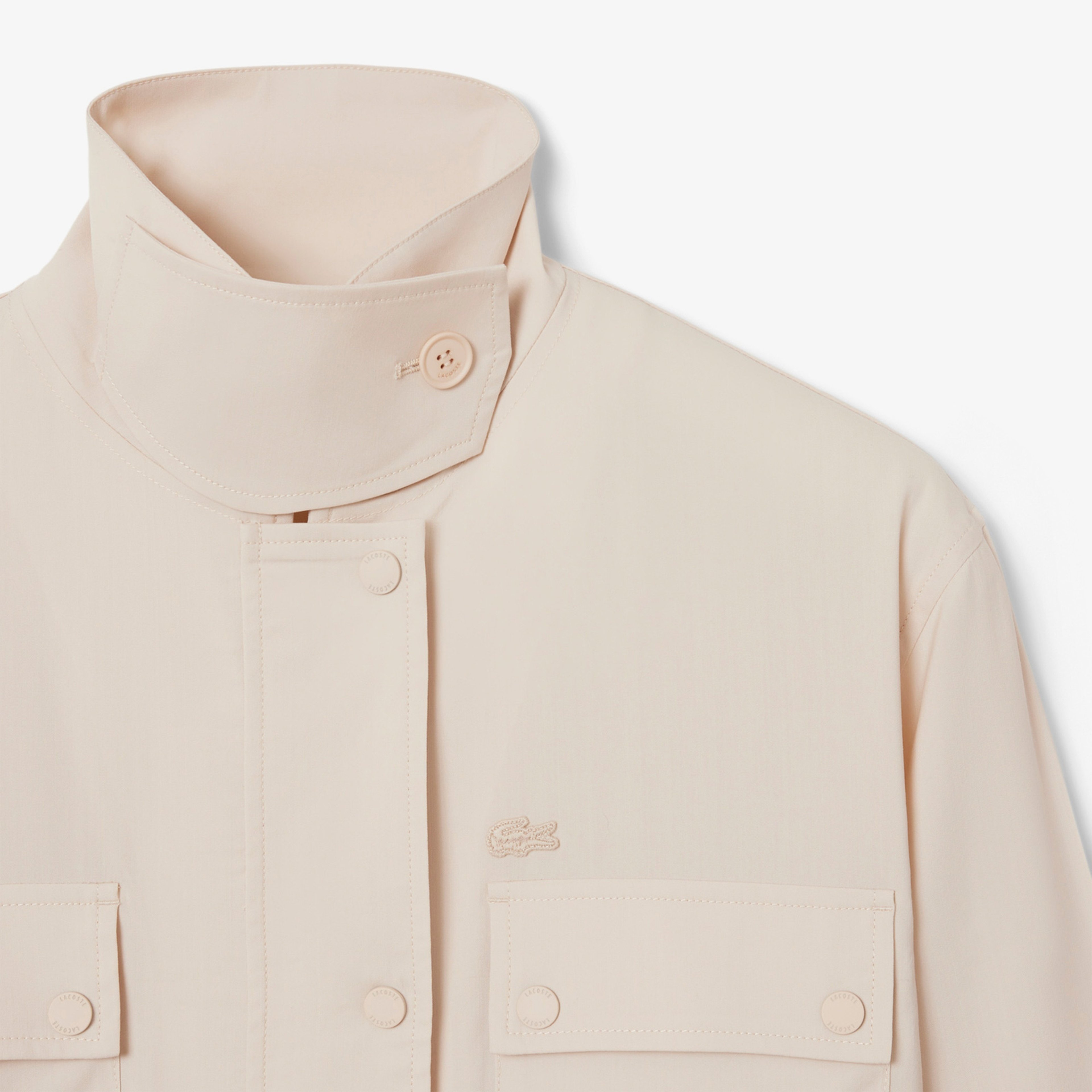 FW25 RUNWAY Kadın Dik Yaka Kahverengi Ceket