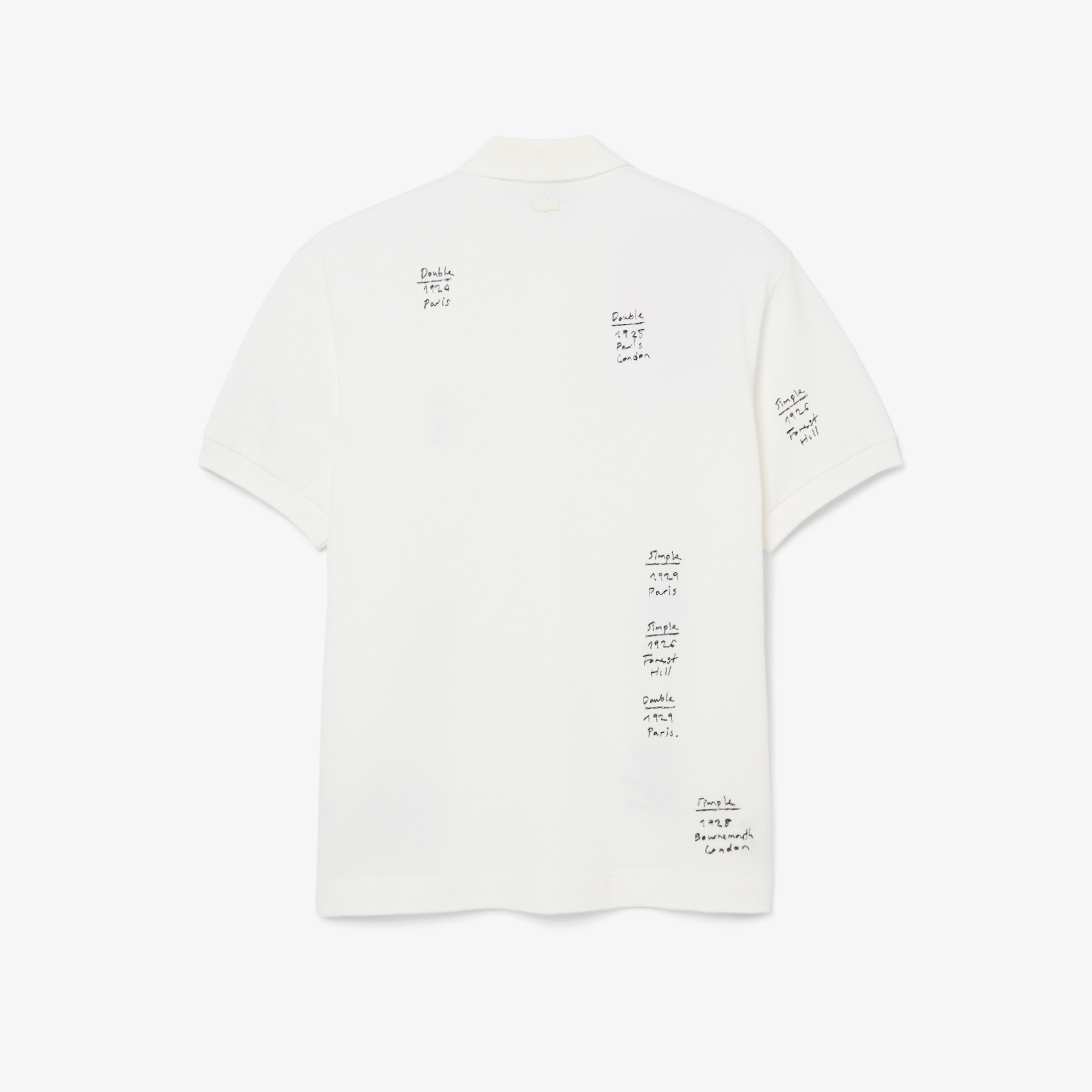 Lacoste FW25 RUNWAY Erkek Loose Fit Baskılı Polo görsel 6