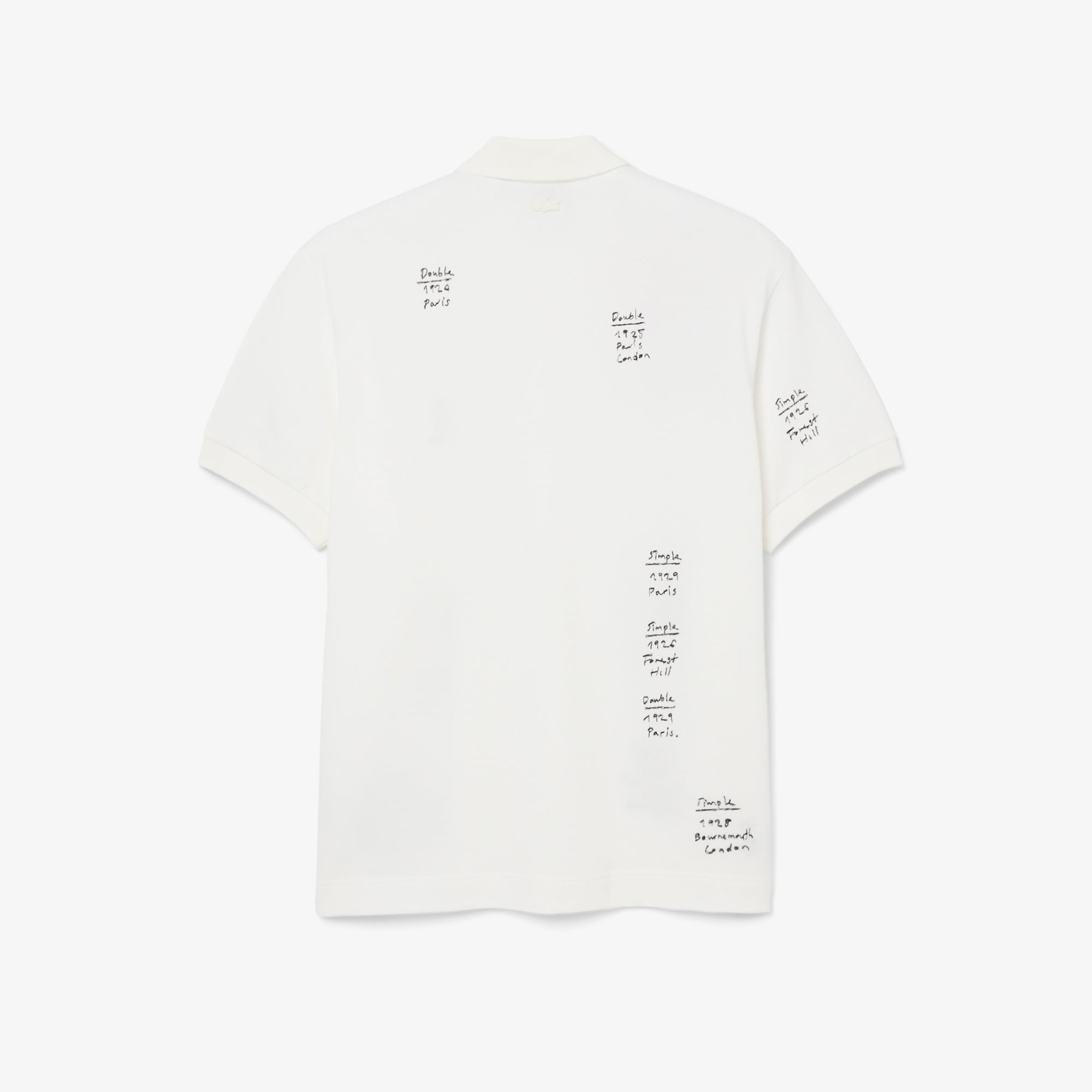 FW25 RUNWAY Erkek Loose Fit Baskılı Polo