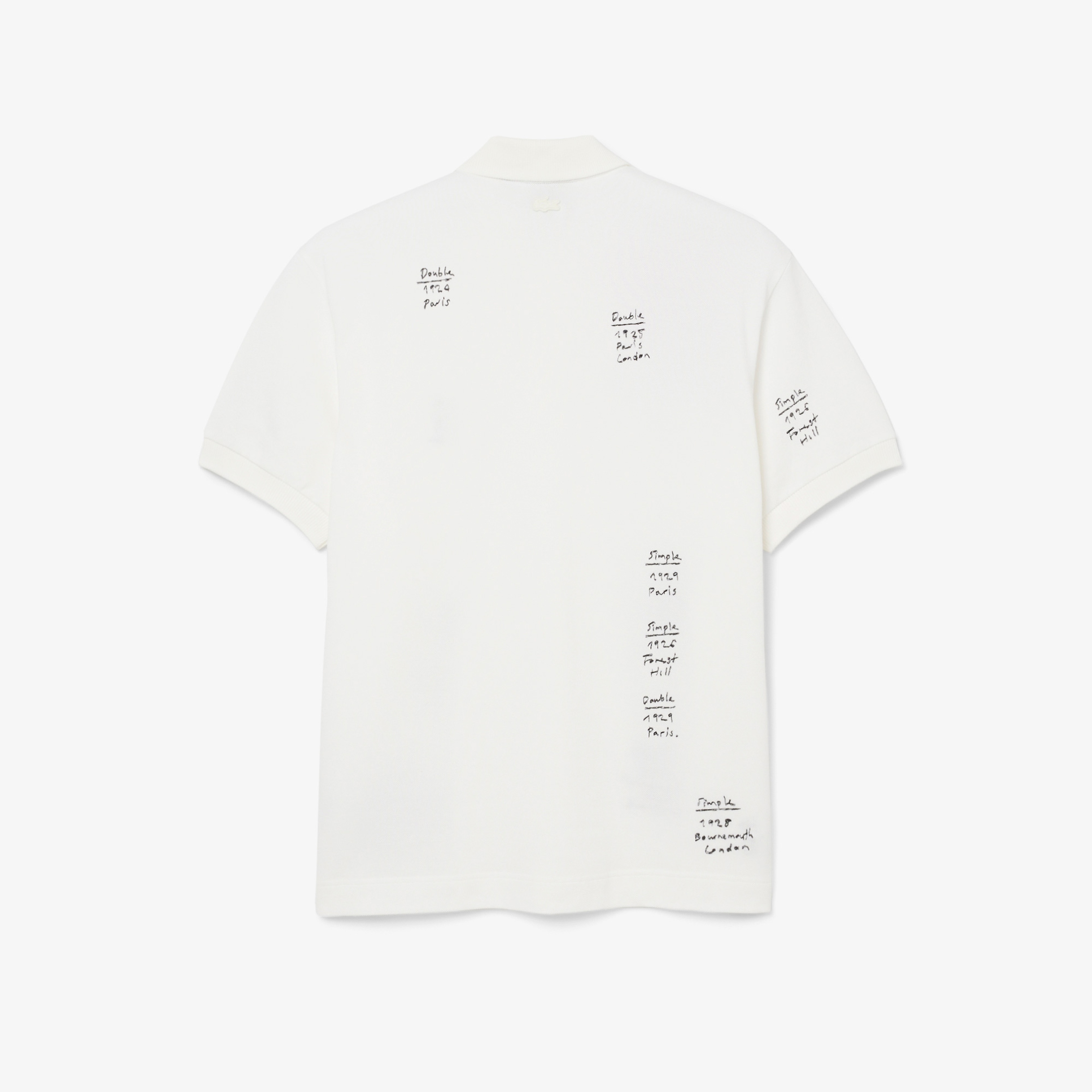 FW25 RUNWAY Erkek Loose Fit Baskılı Polo