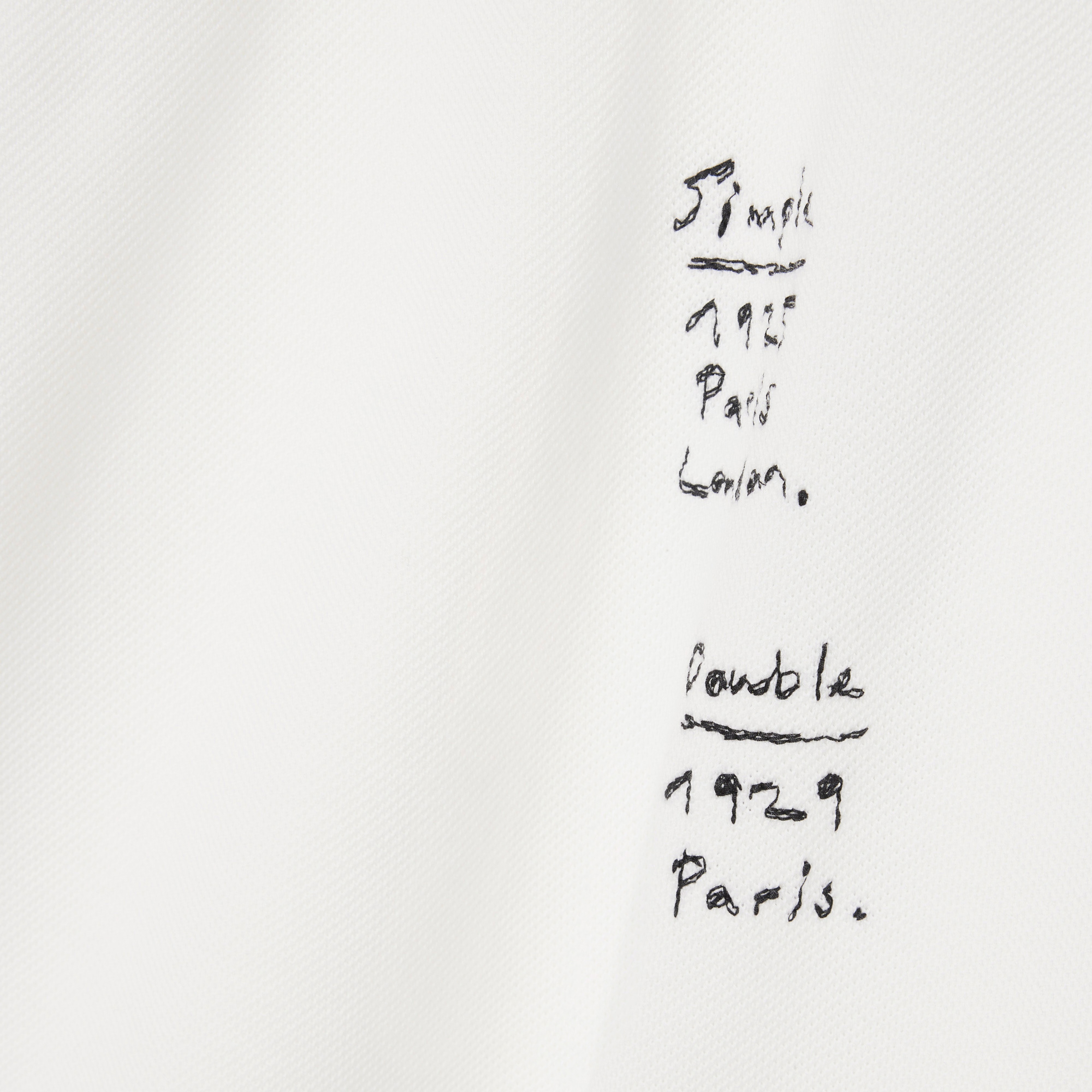 FW25 RUNWAY Erkek Loose Fit Baskılı Polo