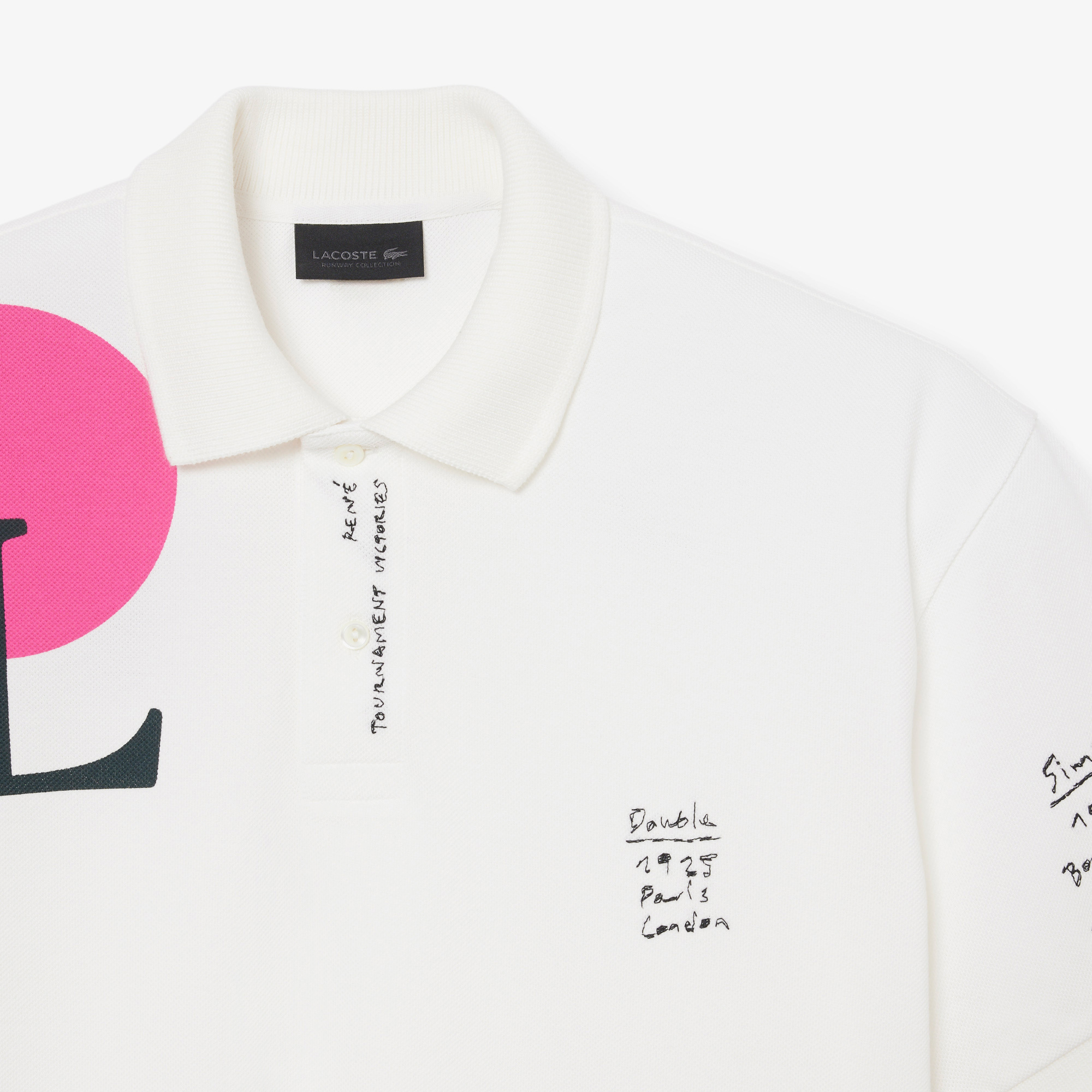 Lacoste FW25 RUNWAY Erkek Loose Fit Baskılı Polo görsel 7