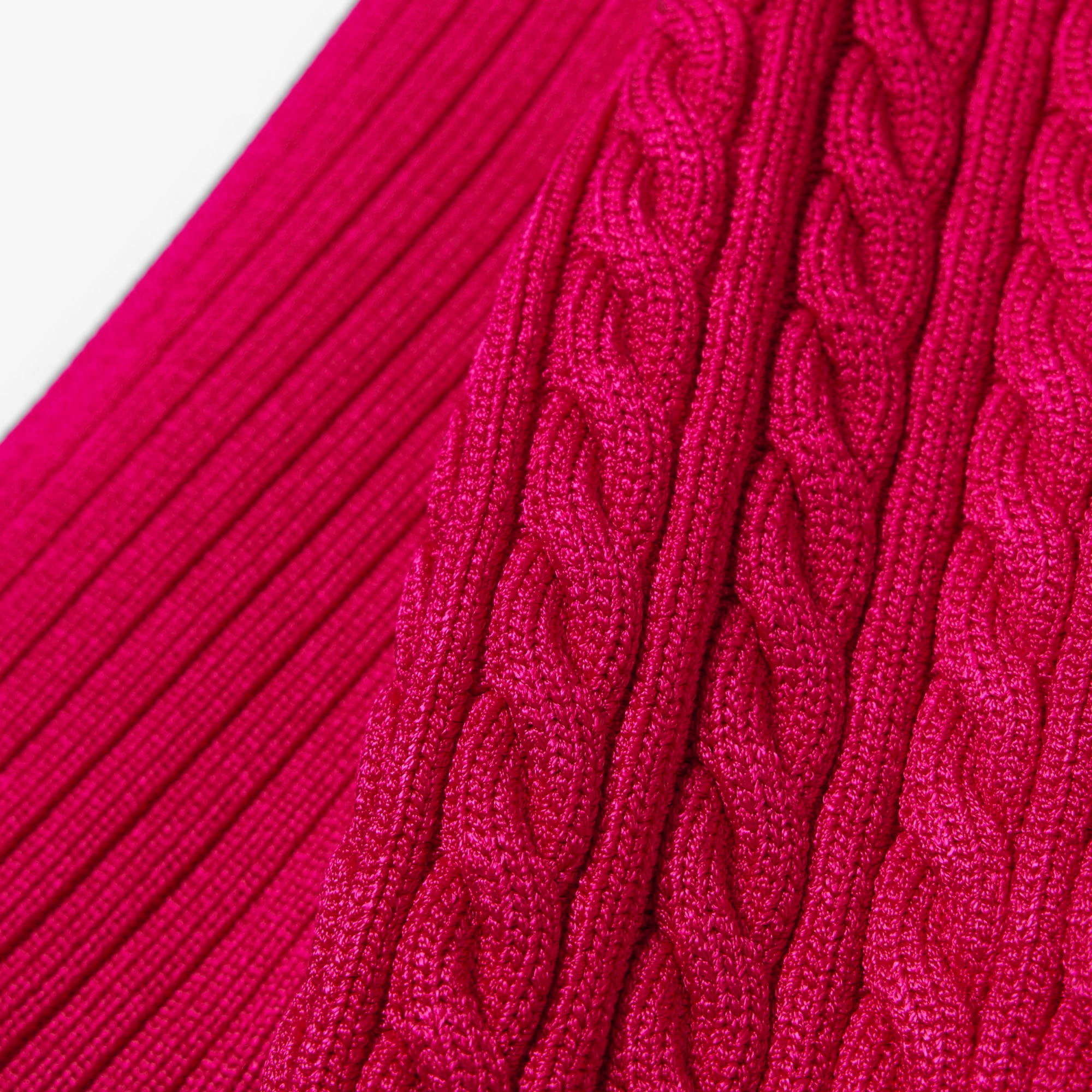 FW25 RUNWAY Kadın Kısa Kollu Polo Yaka Pembe Triko