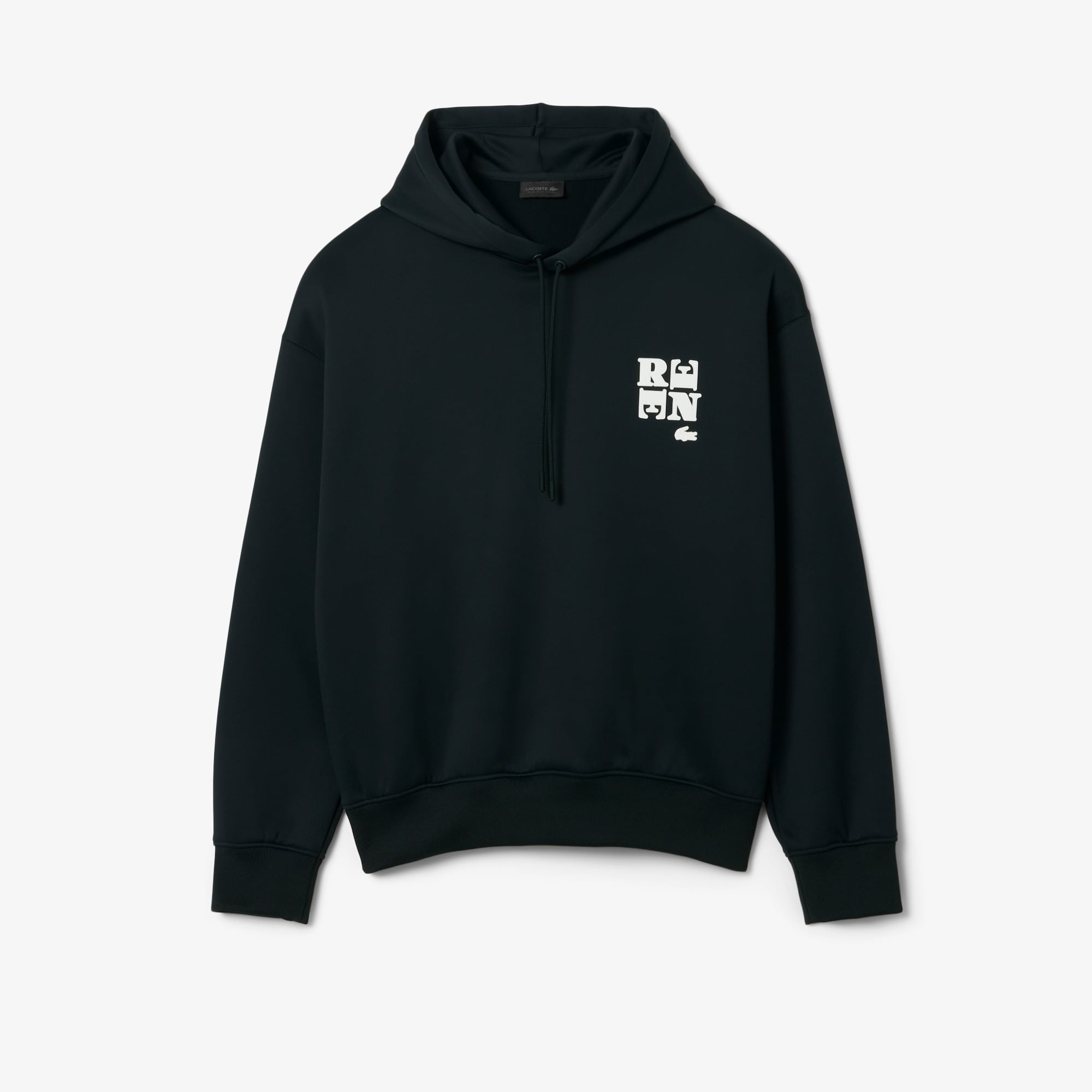 FW25 RUNWAY Erkek Oversize Fit Kapüşonlu Koyu Yeşil Sweatshirt