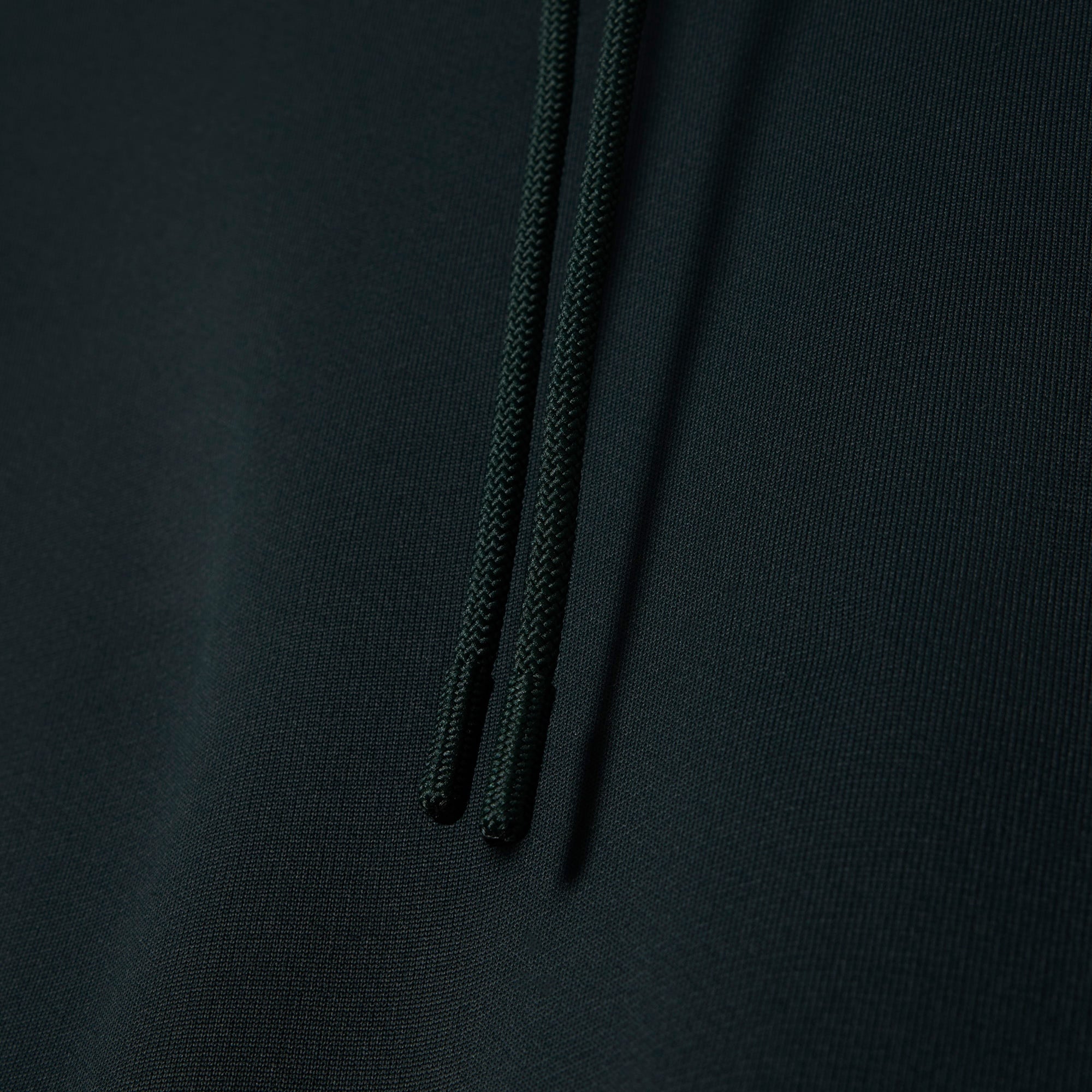 FW25 RUNWAY Erkek Oversize Fit Kapüşonlu Koyu Yeşil Sweatshirt