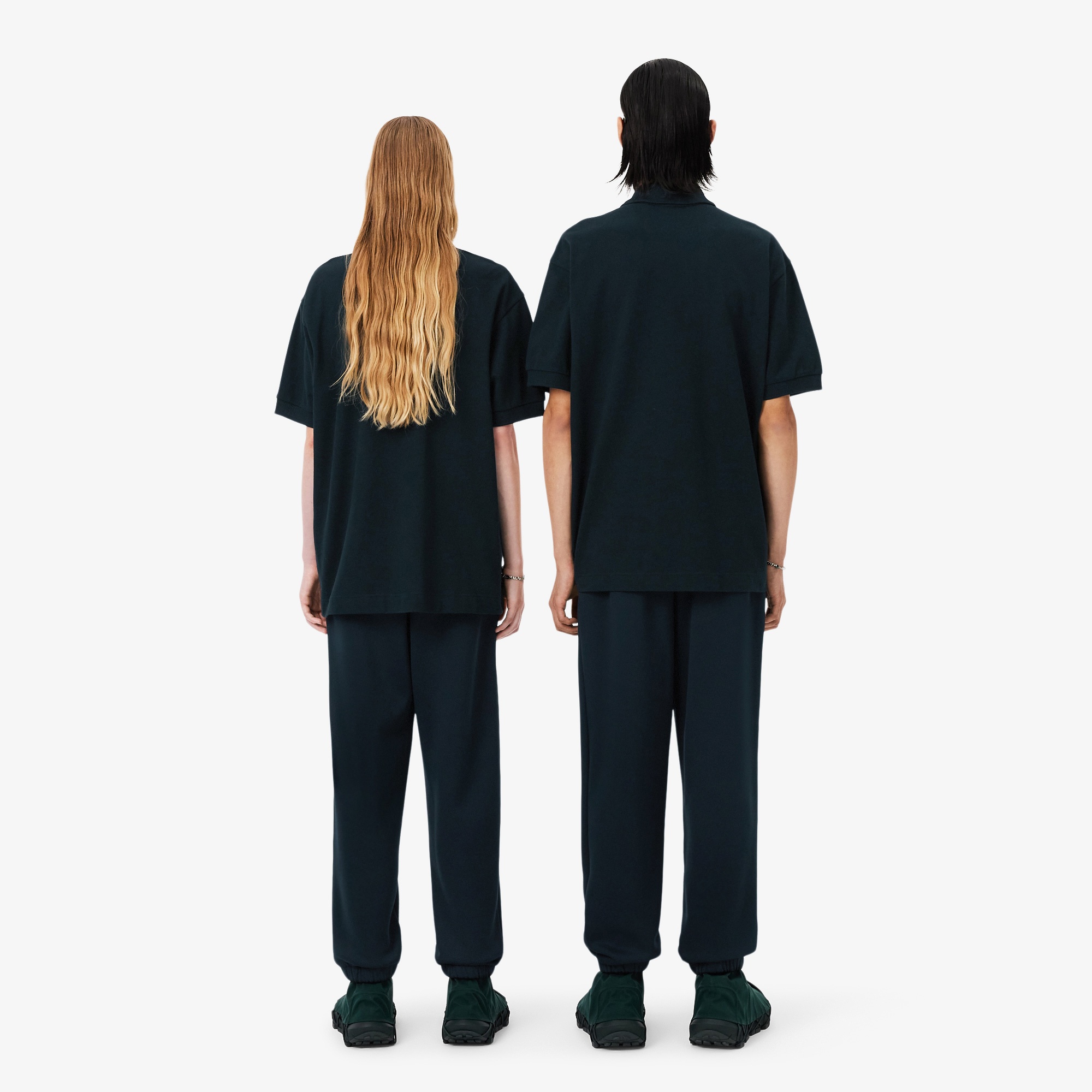 FW25 RUNWAY Unisex Loose Fit Koyu Yeşil Eşofman Altı