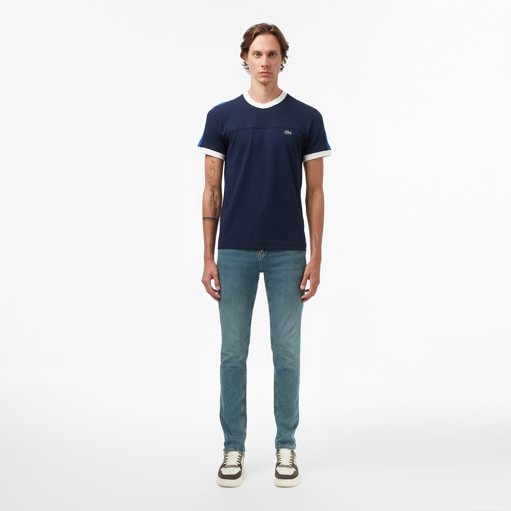 Erkek Slim Fit Mavi Jean Pantolon