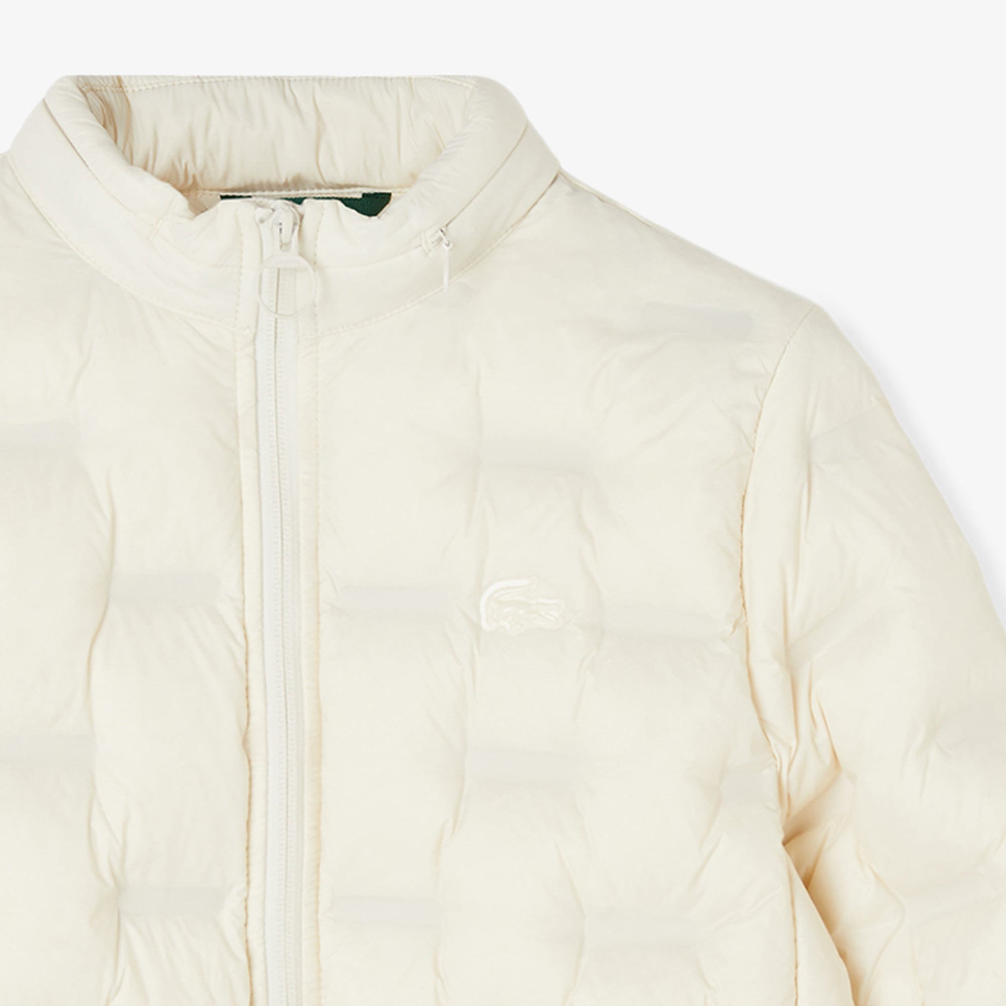 Kadın Regular Fit Kapüşonlu Kapitone Beyaz Mont