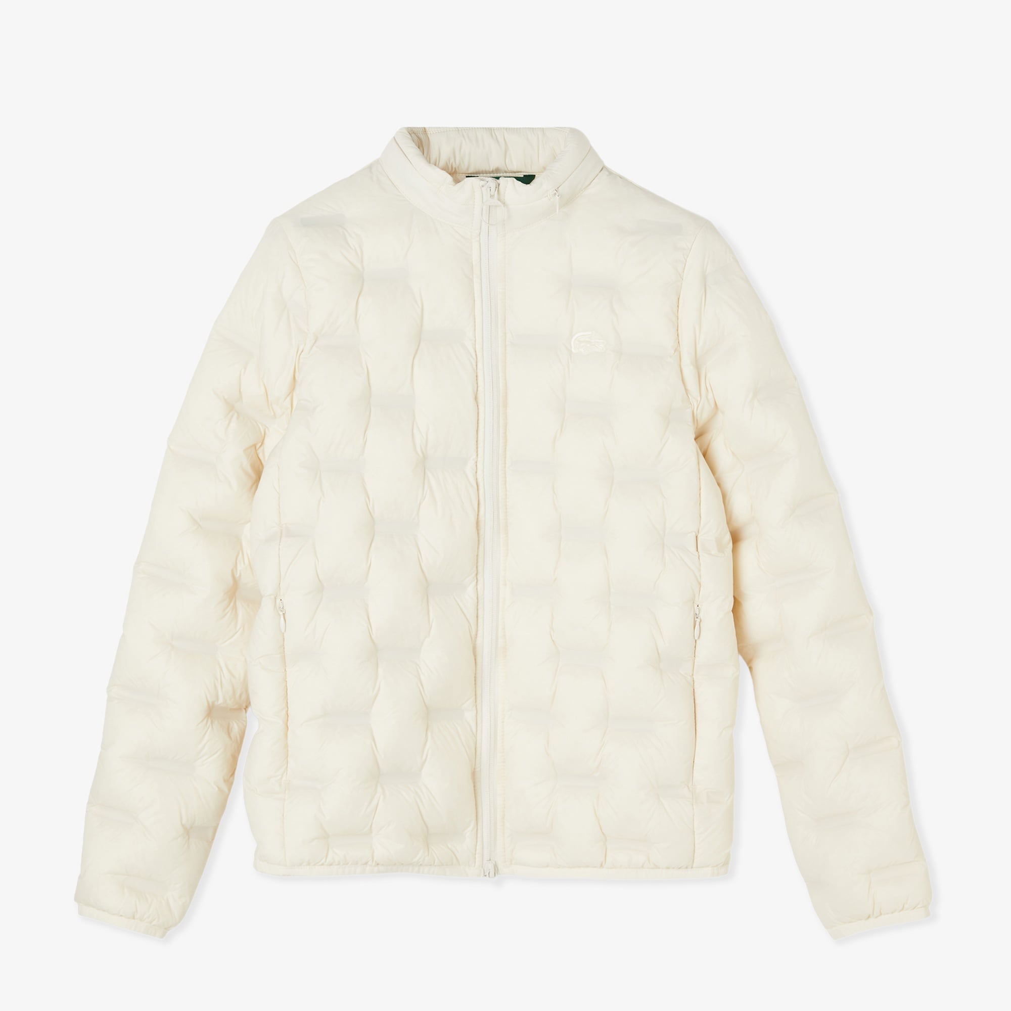 Kadın Regular Fit Kapüşonlu Kapitone Beyaz Mont