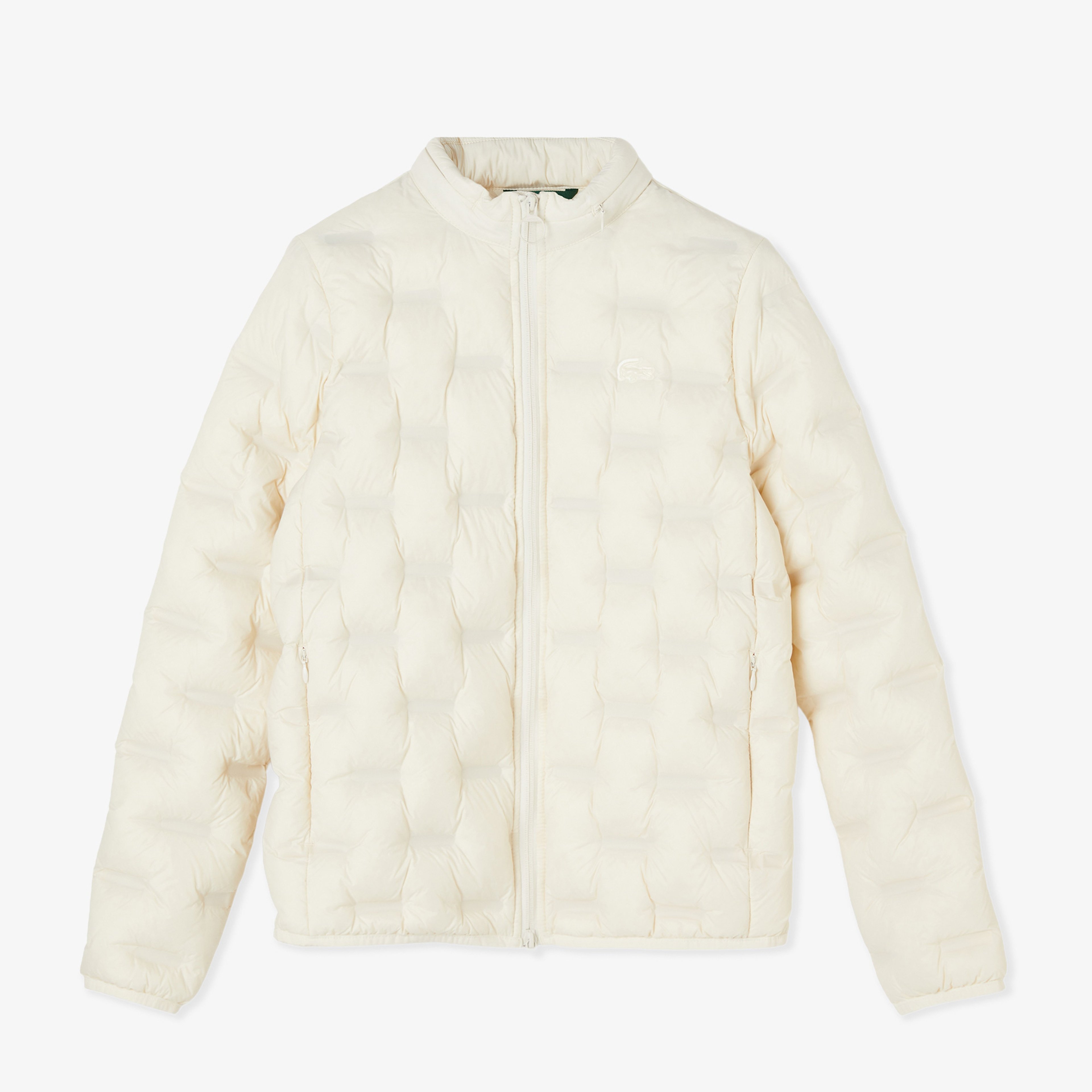 Kadın Regular Fit Kapüşonlu Kapitone Beyaz Mont