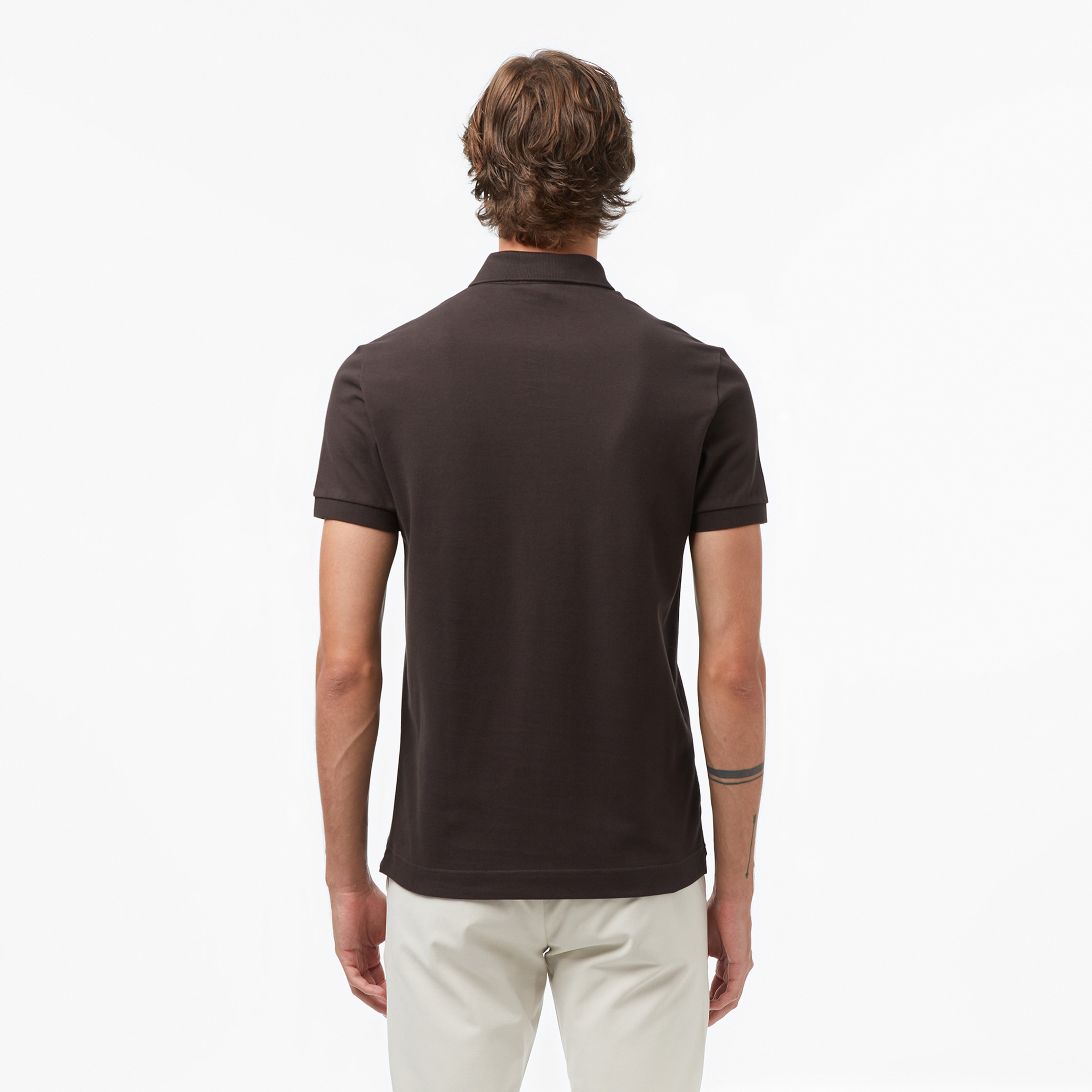 Erkek Regular Fit Kahverengi Paris Polo