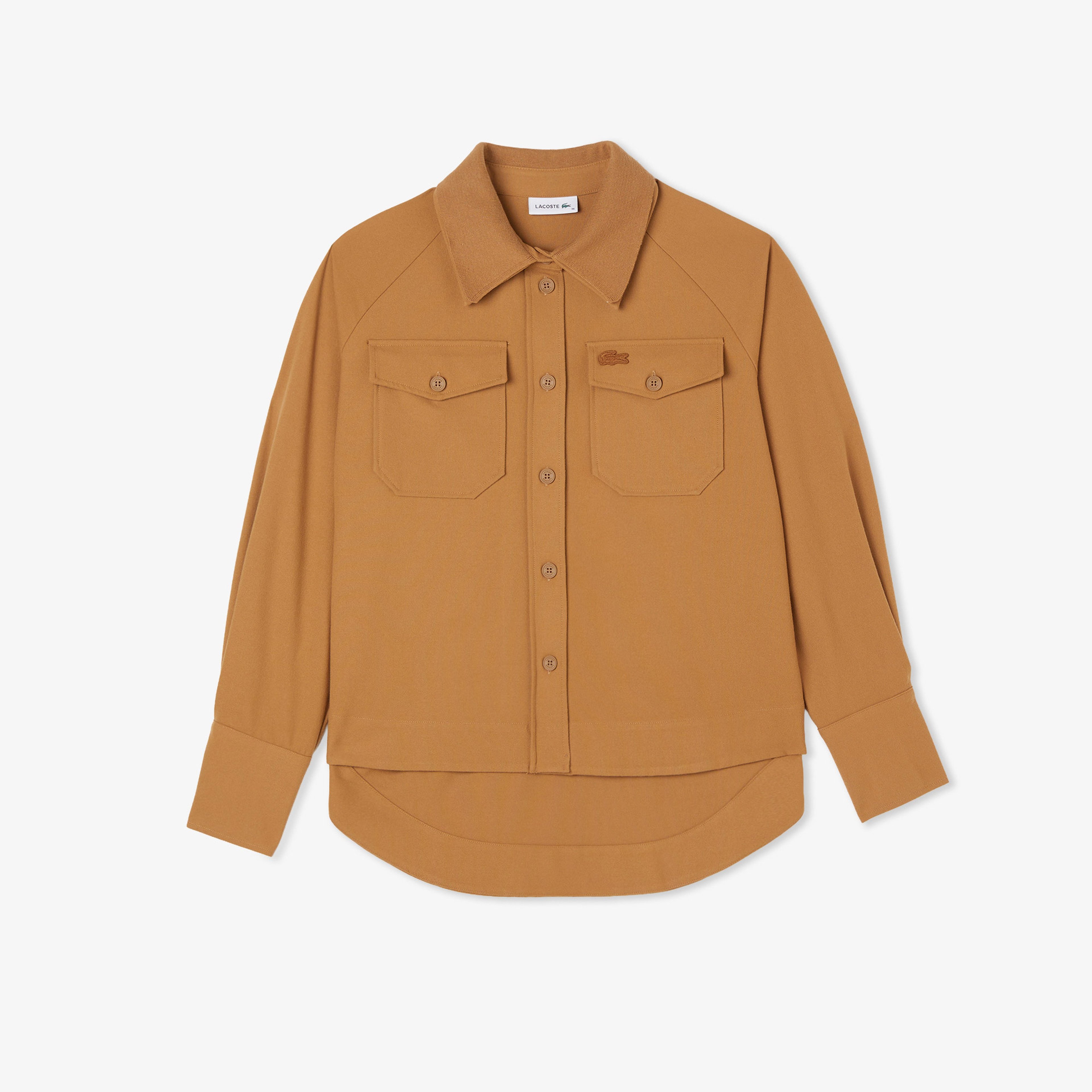 Kadın Regular Fit Kahverengi Dış Gömlek