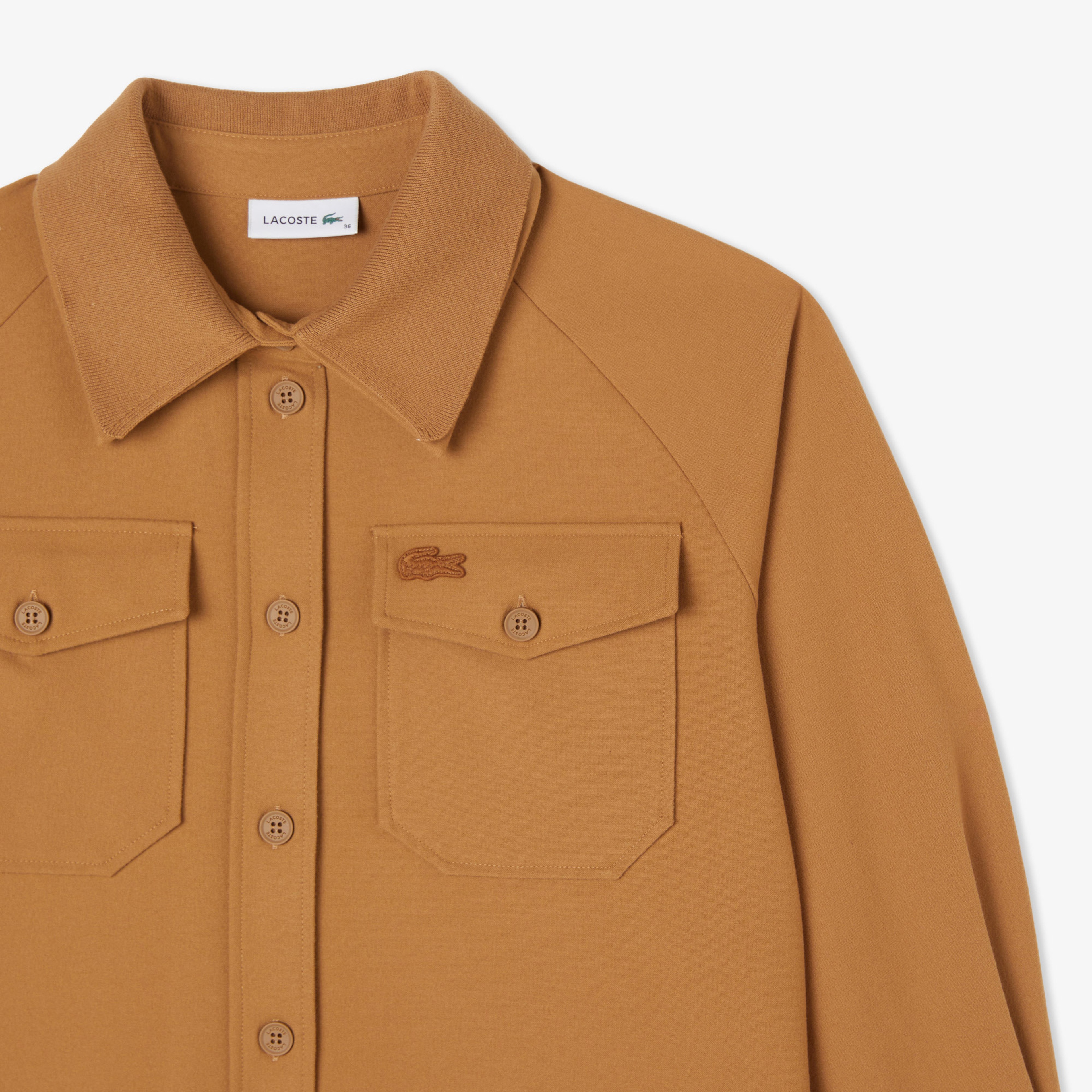 Kadın Regular Fit Kahverengi Dış Gömlek