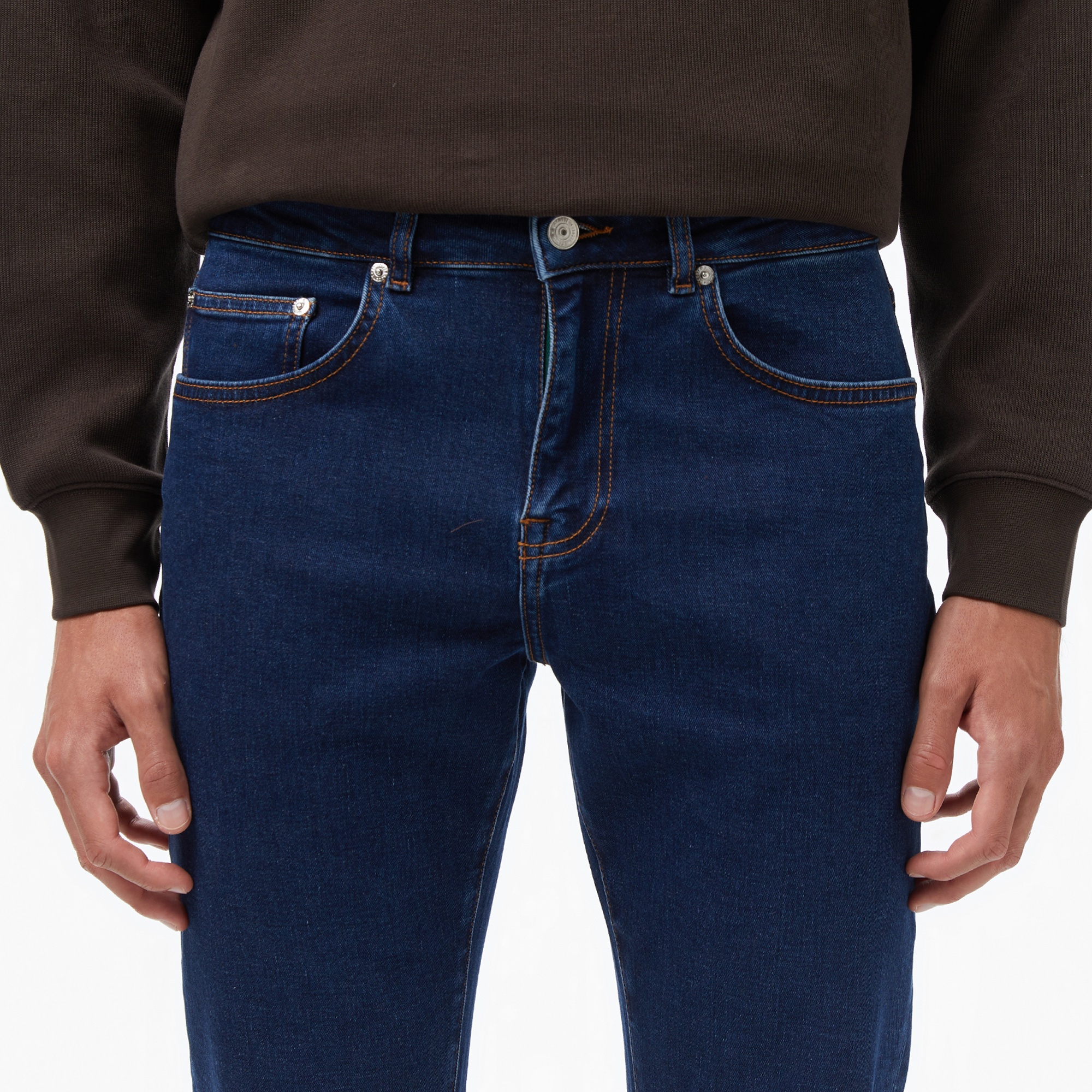 Erkek Regular Fit Lacivert Jean Pantolon