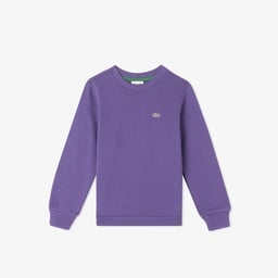 Çocuk Bisiklet Yaka Mor Sweatshirt Mor