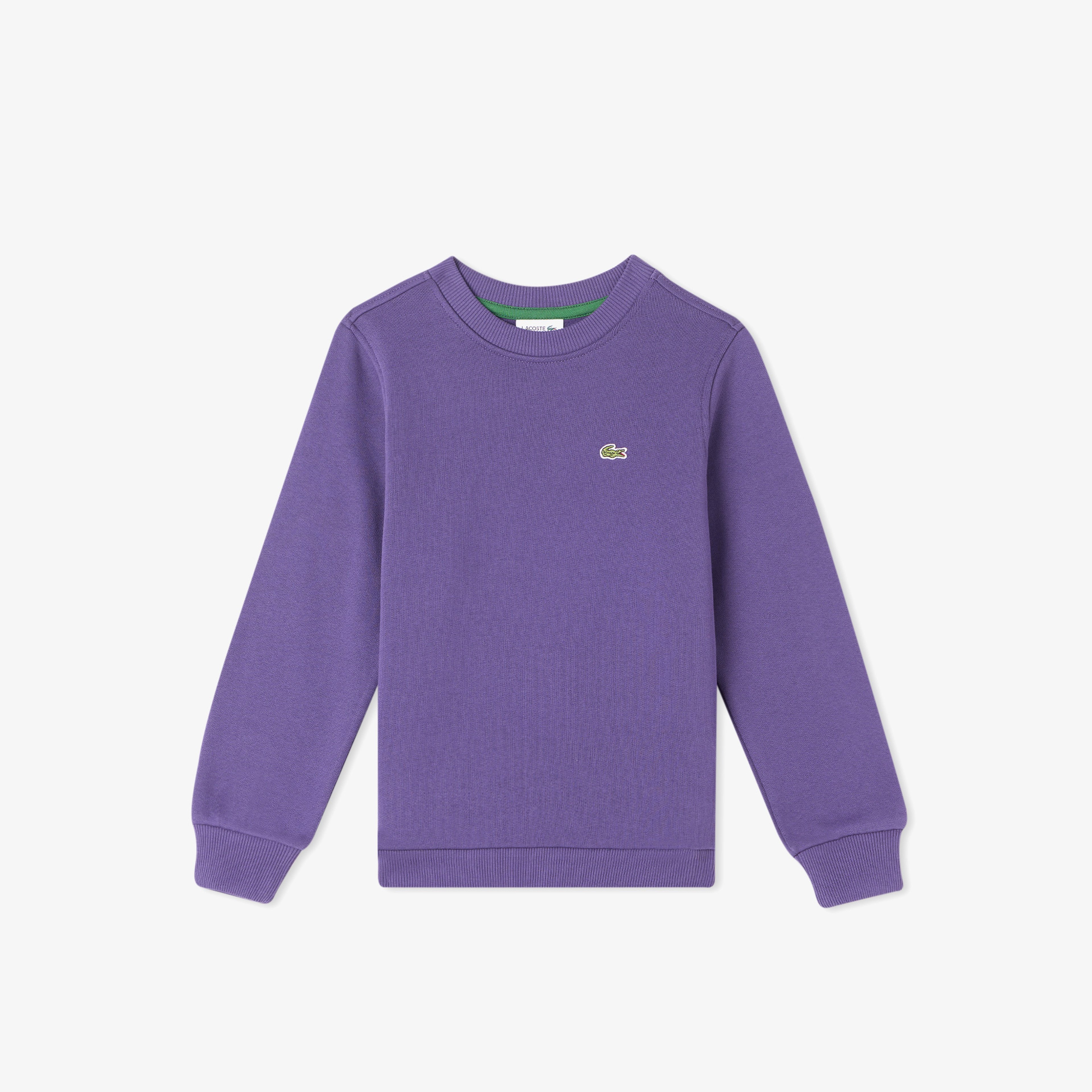 Çocuk Bisiklet Yaka Mor Sweatshirt