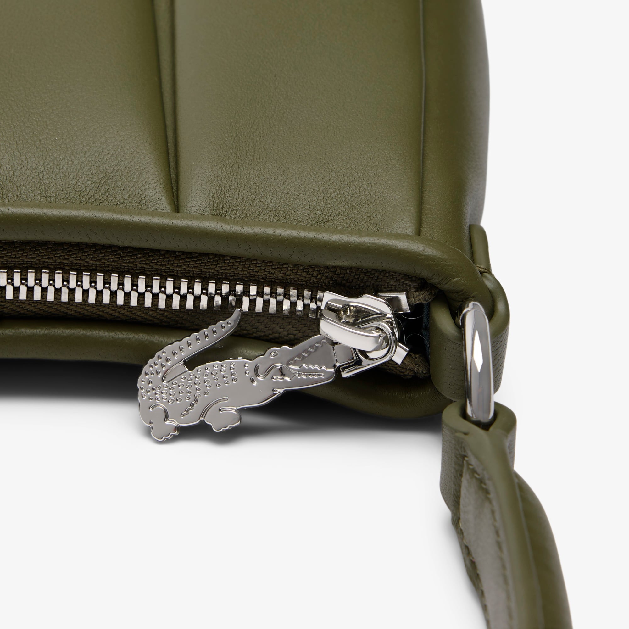 Medium Lenglen Kadın Deri Haki Omuz Çantası