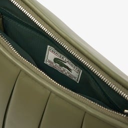 Medium Lenglen Kadın Deri Haki Omuz Çantası Yeşil