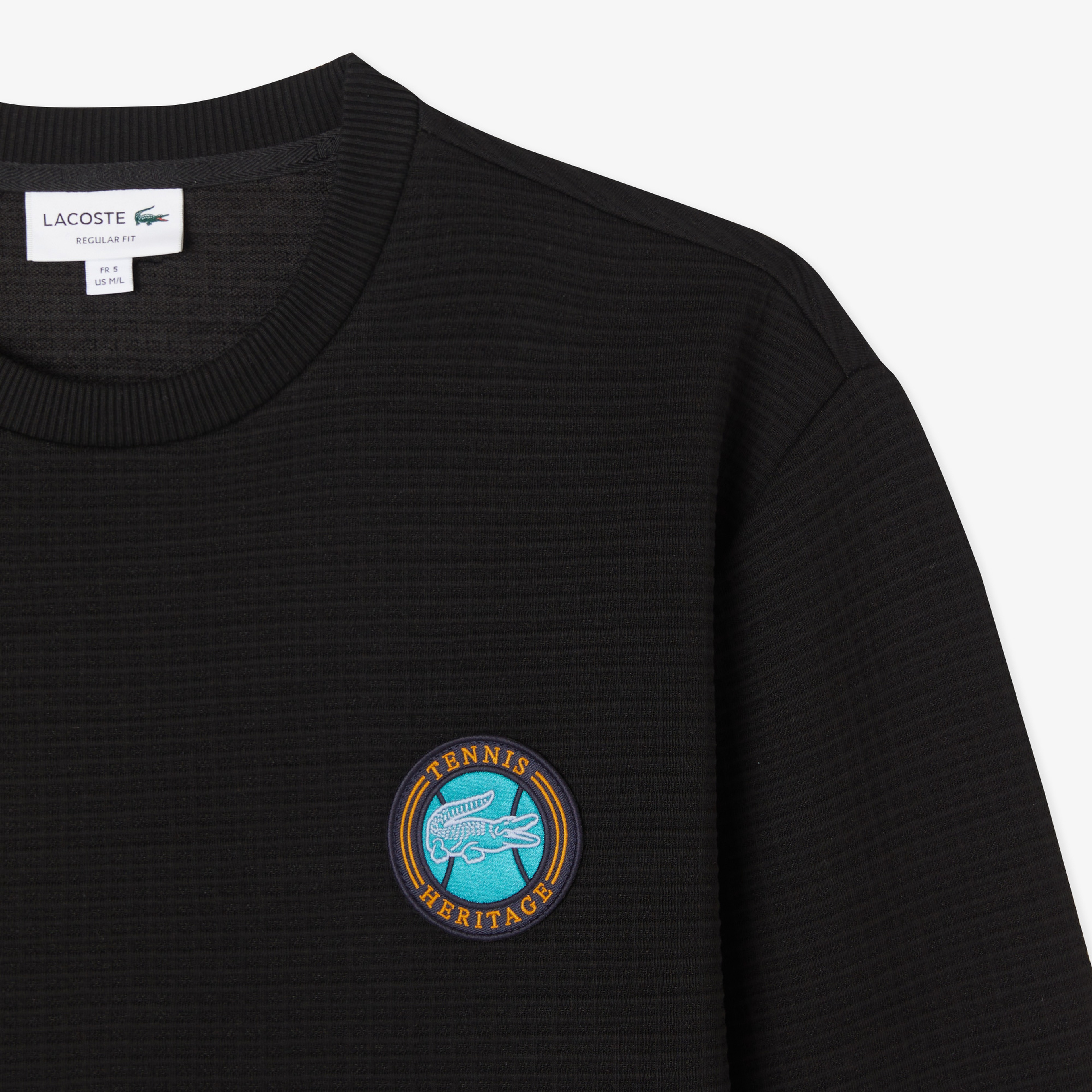 Erkek Uzun Kollu Bisiklet Yaka Siyah T-Shirt Erkek Uzun Kollu Bisiklet Yaka Siyah T-Shirt