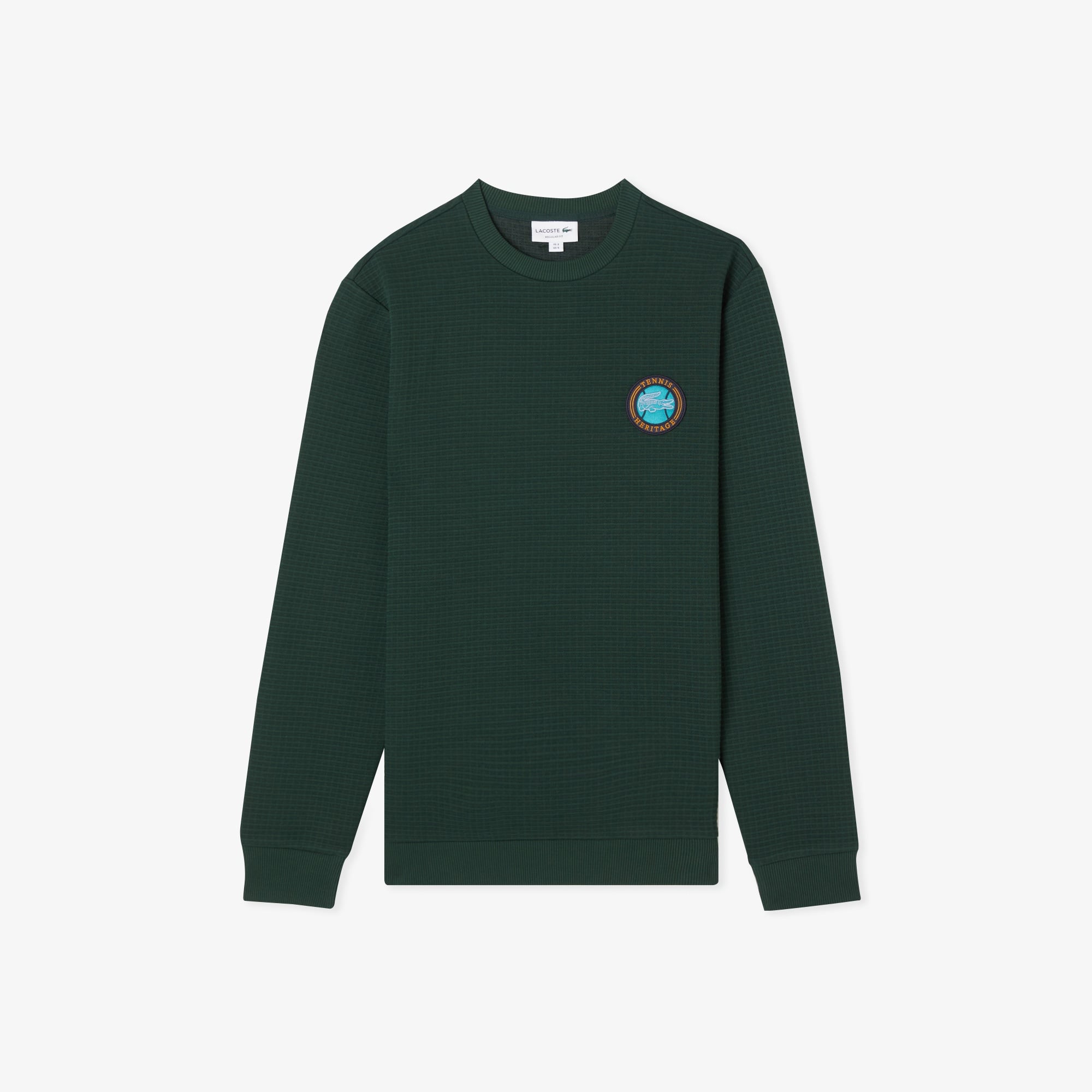 Erkek Uzun Kollu Bisiklet Yaka Yeşil T-Shirt