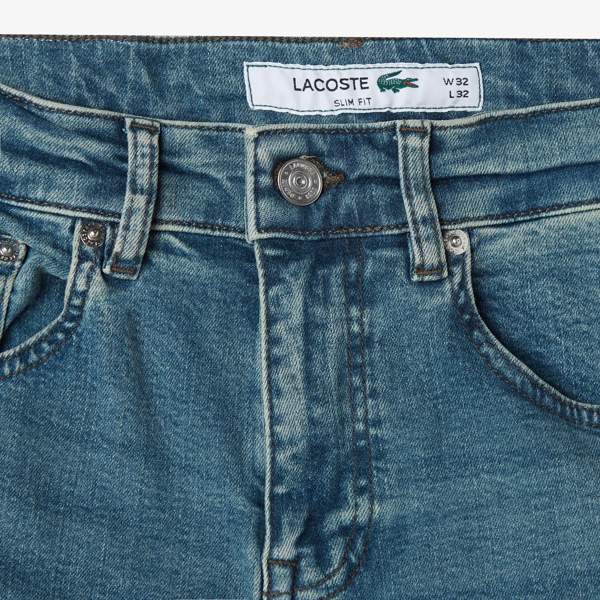 Erkek Slim Fit Mavi Jean Pantolon