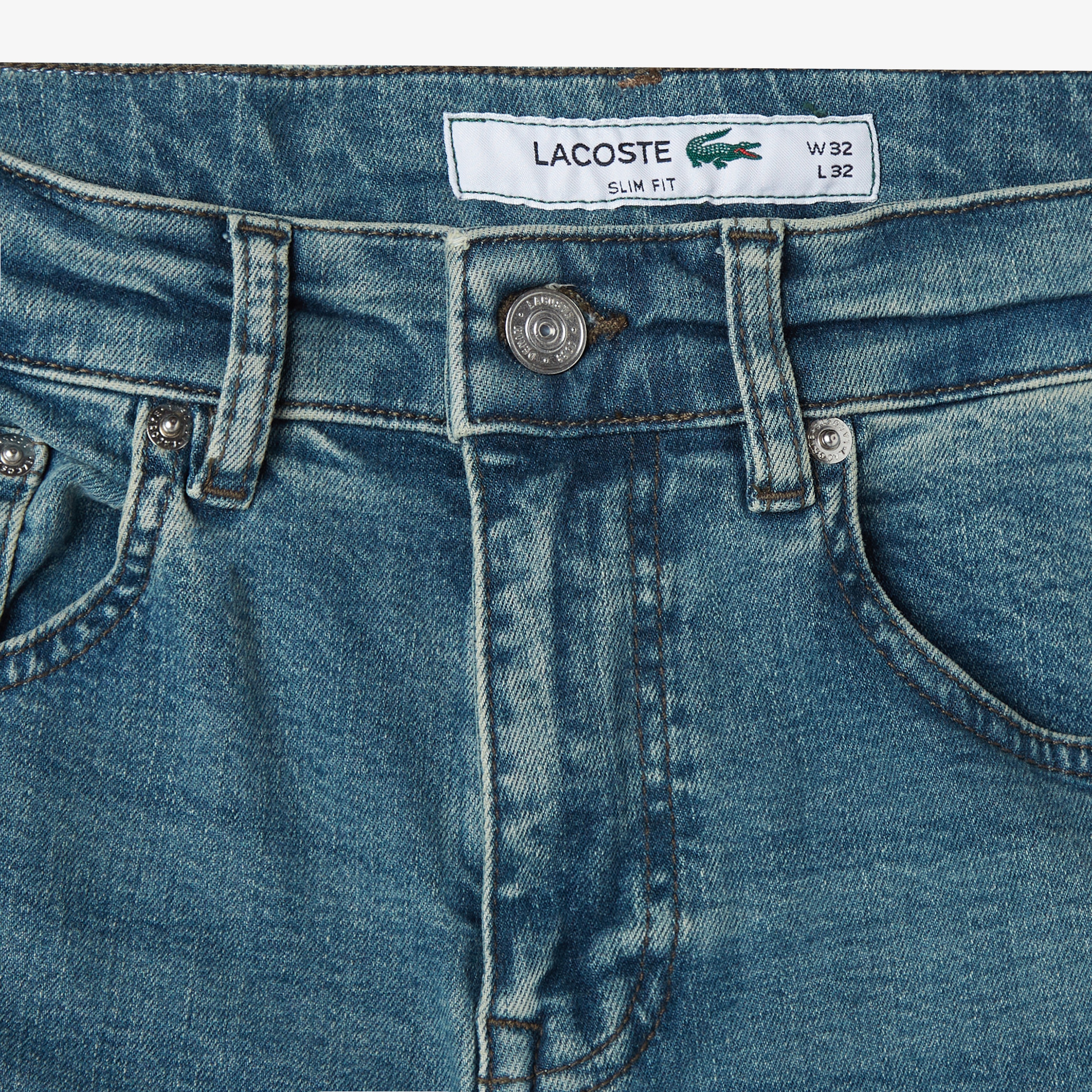 Erkek Slim Fit Mavi Jean Pantolon